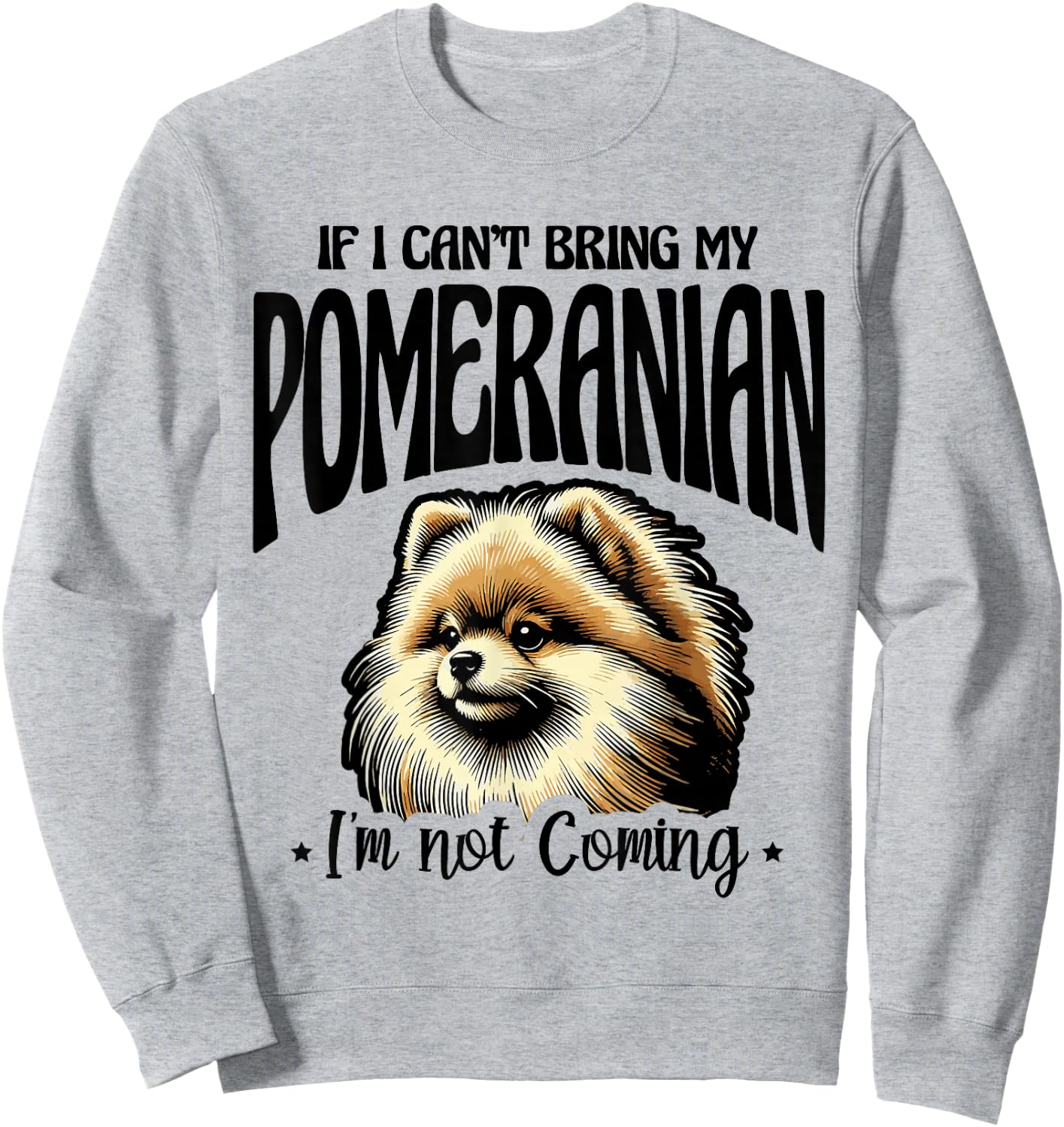 Pomeranian princess Cute Pomeranian Love Mom Design Sweatshirt - Sweatshirt | Ash