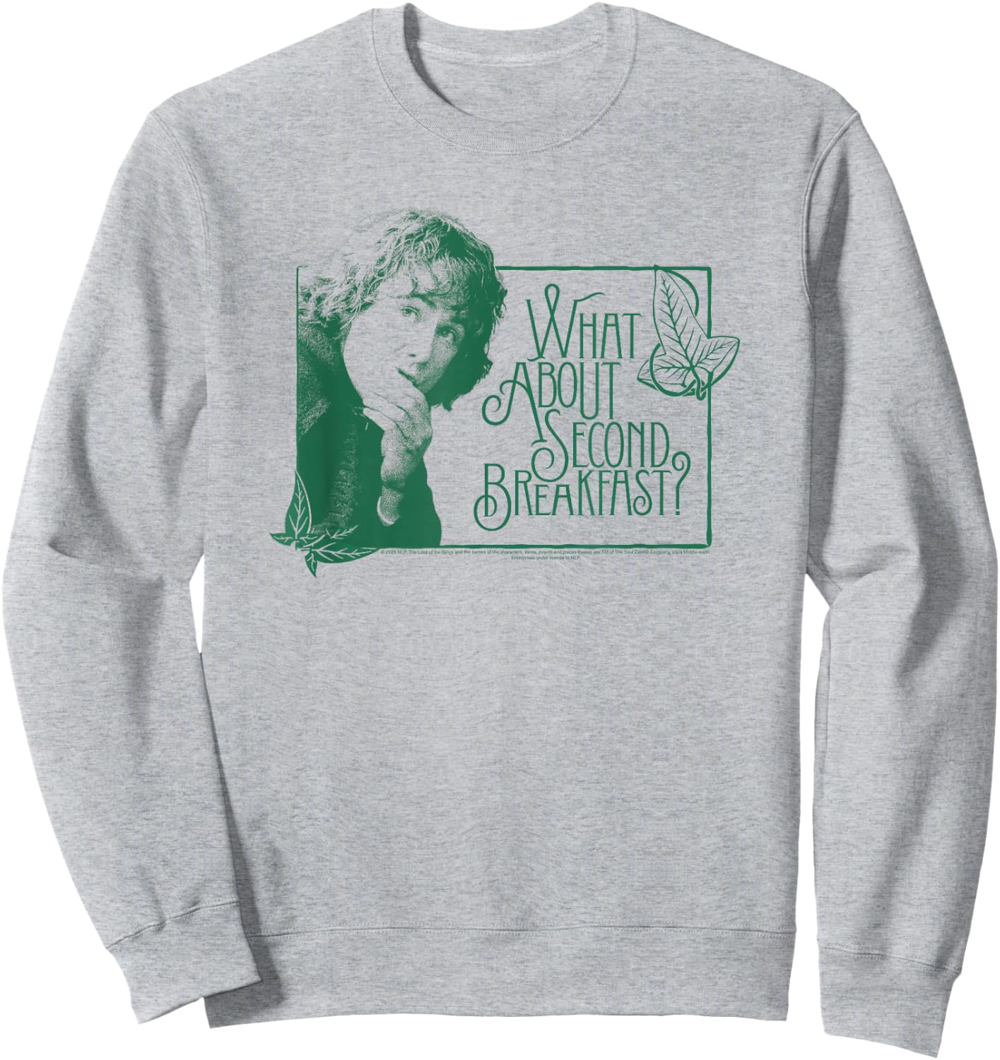 Lord of The Rings Second Breakfast Pippin Sweatshirt - Sweatshirt | Ash