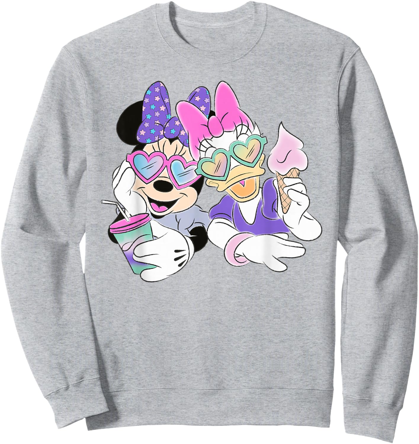 Disney - Minnie Mouse and Daisy Sweatshirt - Sweatshirt | Ash