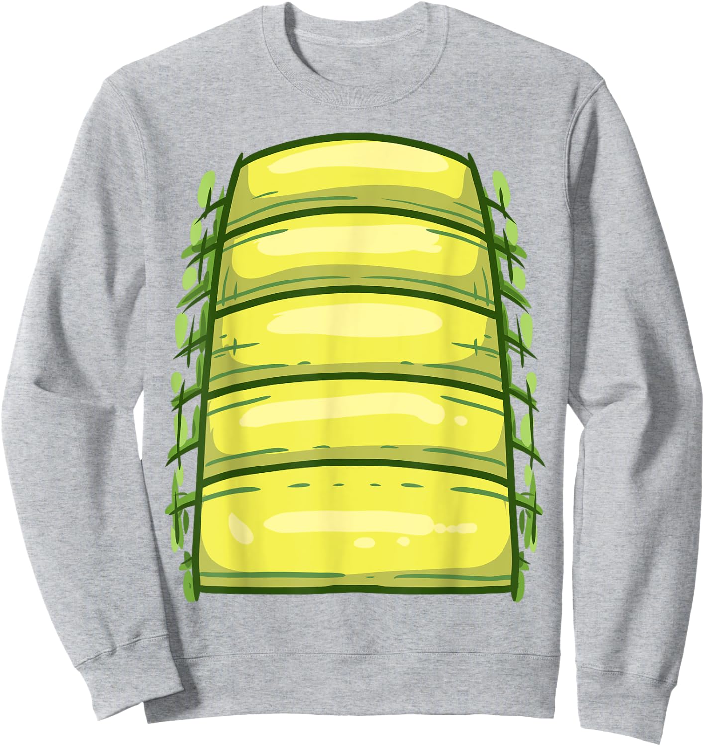 Halloween Shirt Kids FRONT Alligator Belly Crocodile Costume Sweatshirt - Sweatshirt | Ash