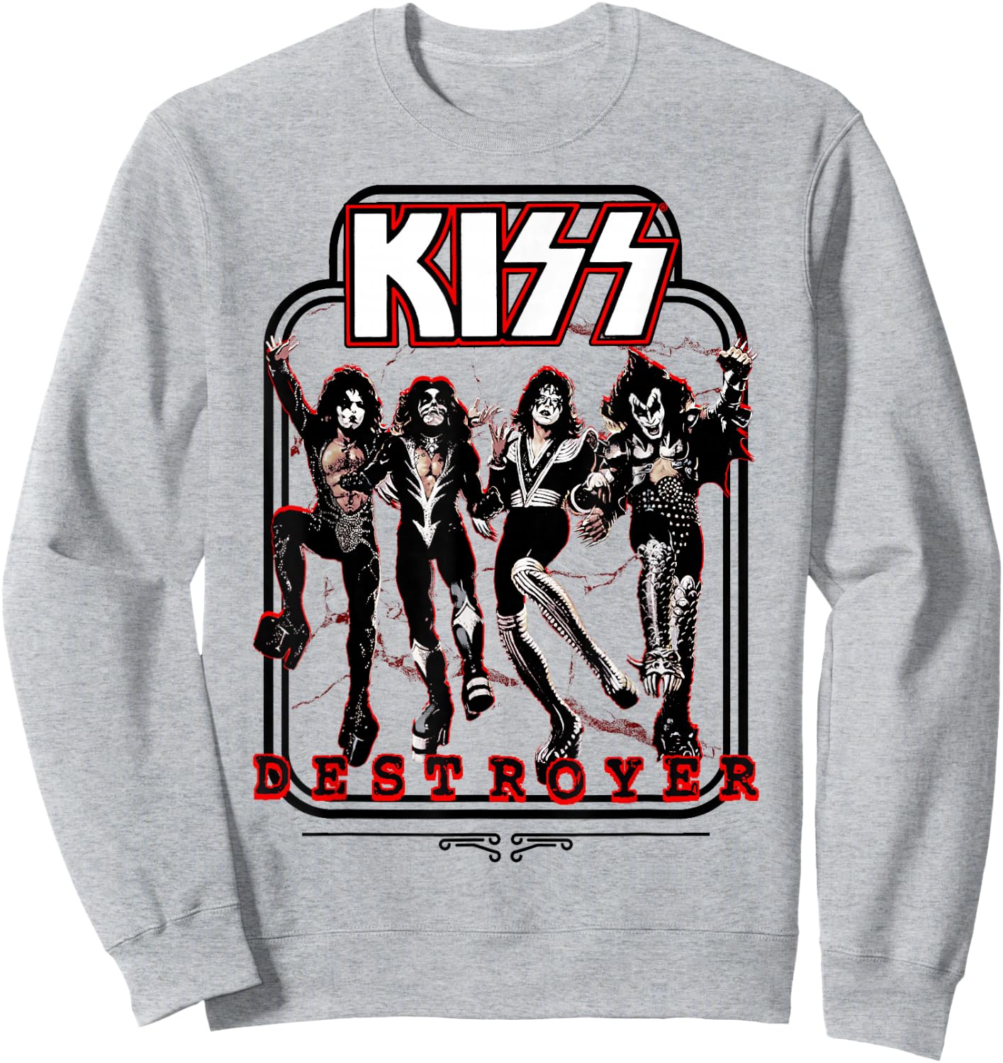 KISS - Destroyer Sweatshirt - Sweatshirt | Ash