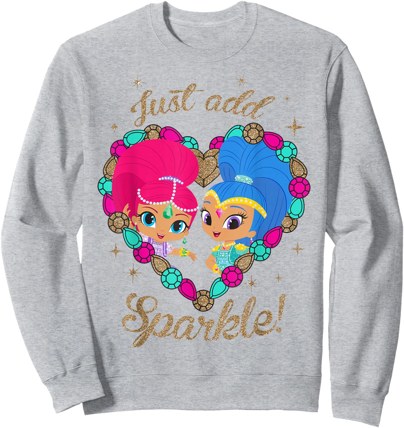 Shimmer & Shine Just Add Sparkle! Sweatshirt - Sweatshirt | Ash
