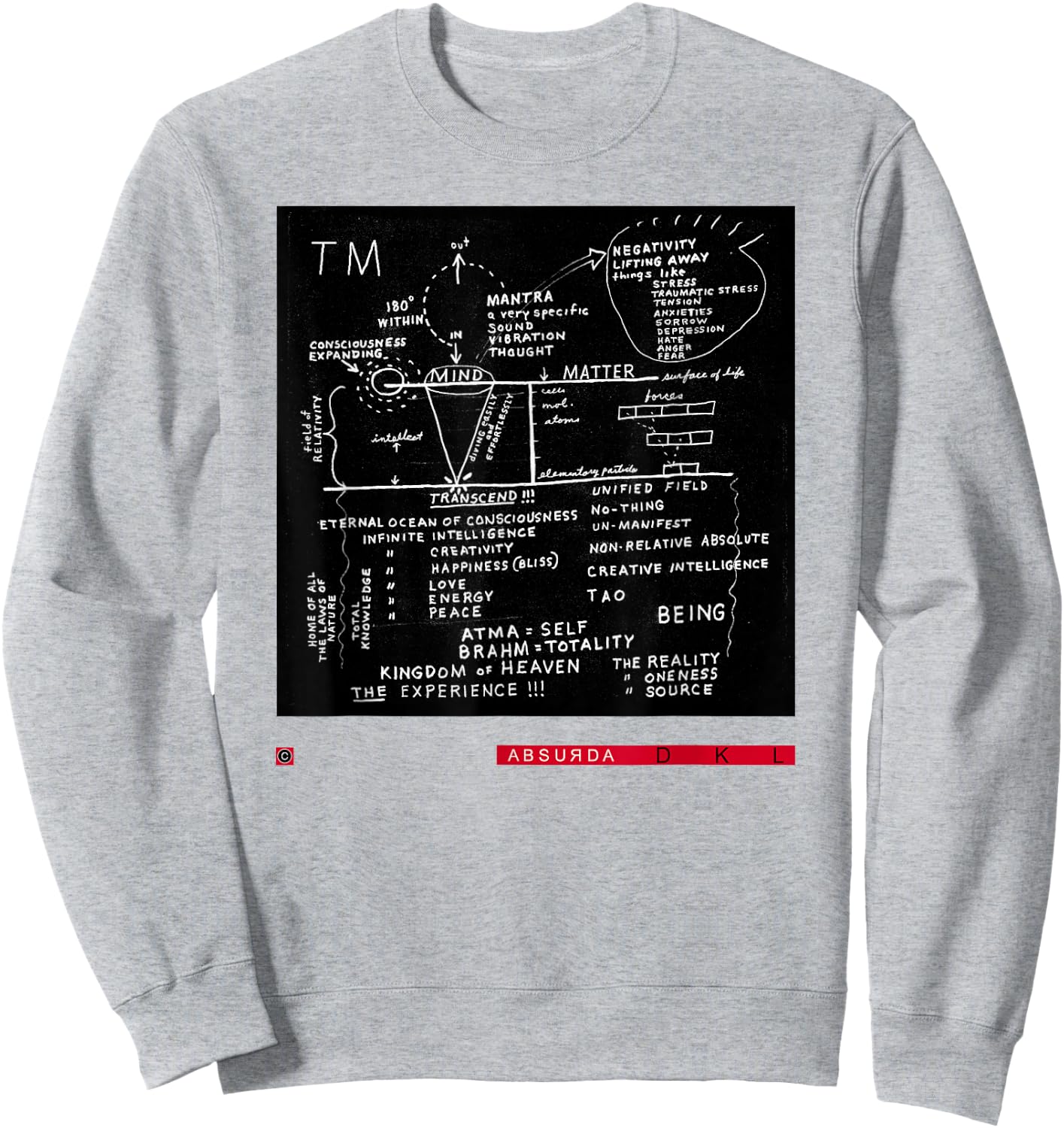 Studio: David Lynch TM Unified Field Sweatshirt - Sweatshirt | Ash
