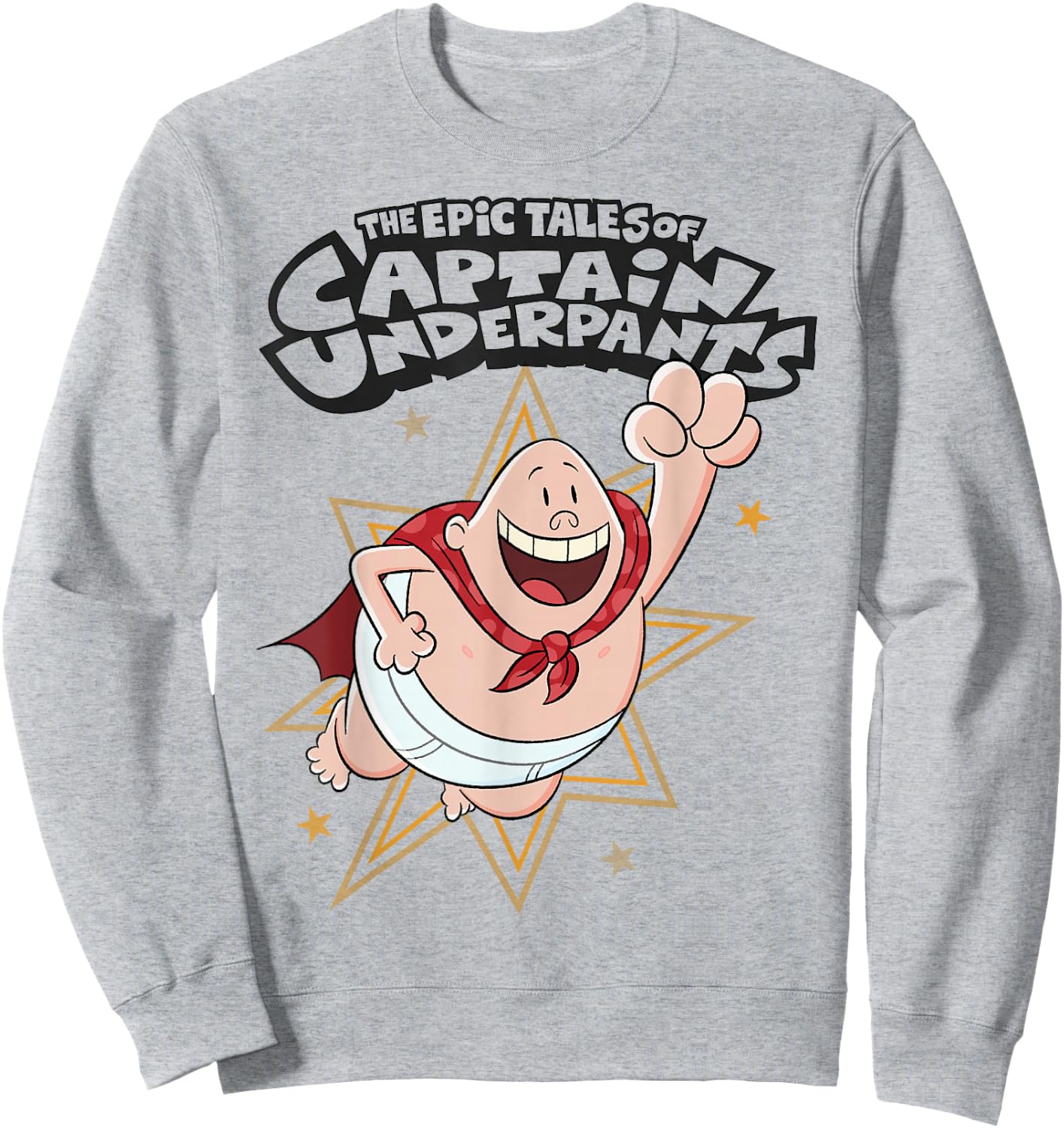 Captain Underpants The First Epic Movie Burst Sweatshirt - Sweatshirt | Ash