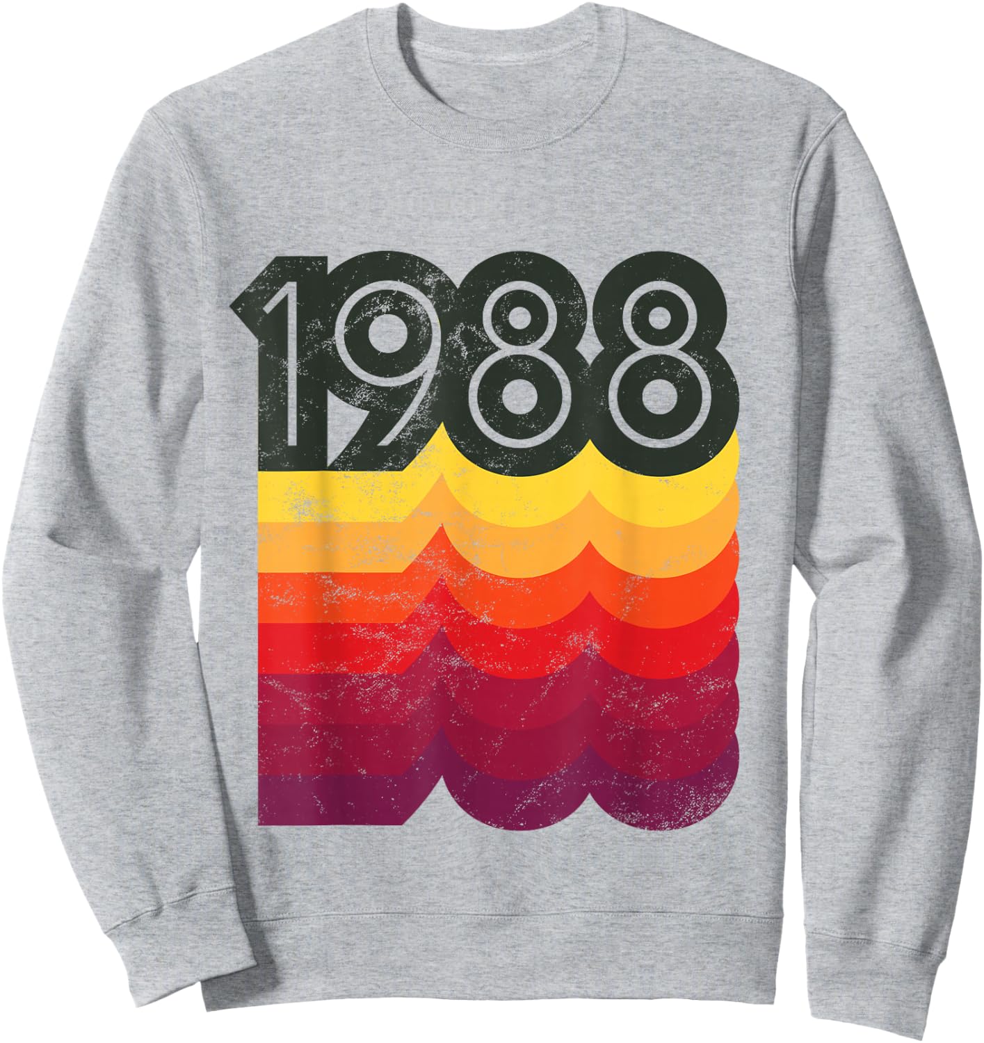 Birthday 80s Style Retro 1988 Sweatshirt - Sweatshirt | Ash
