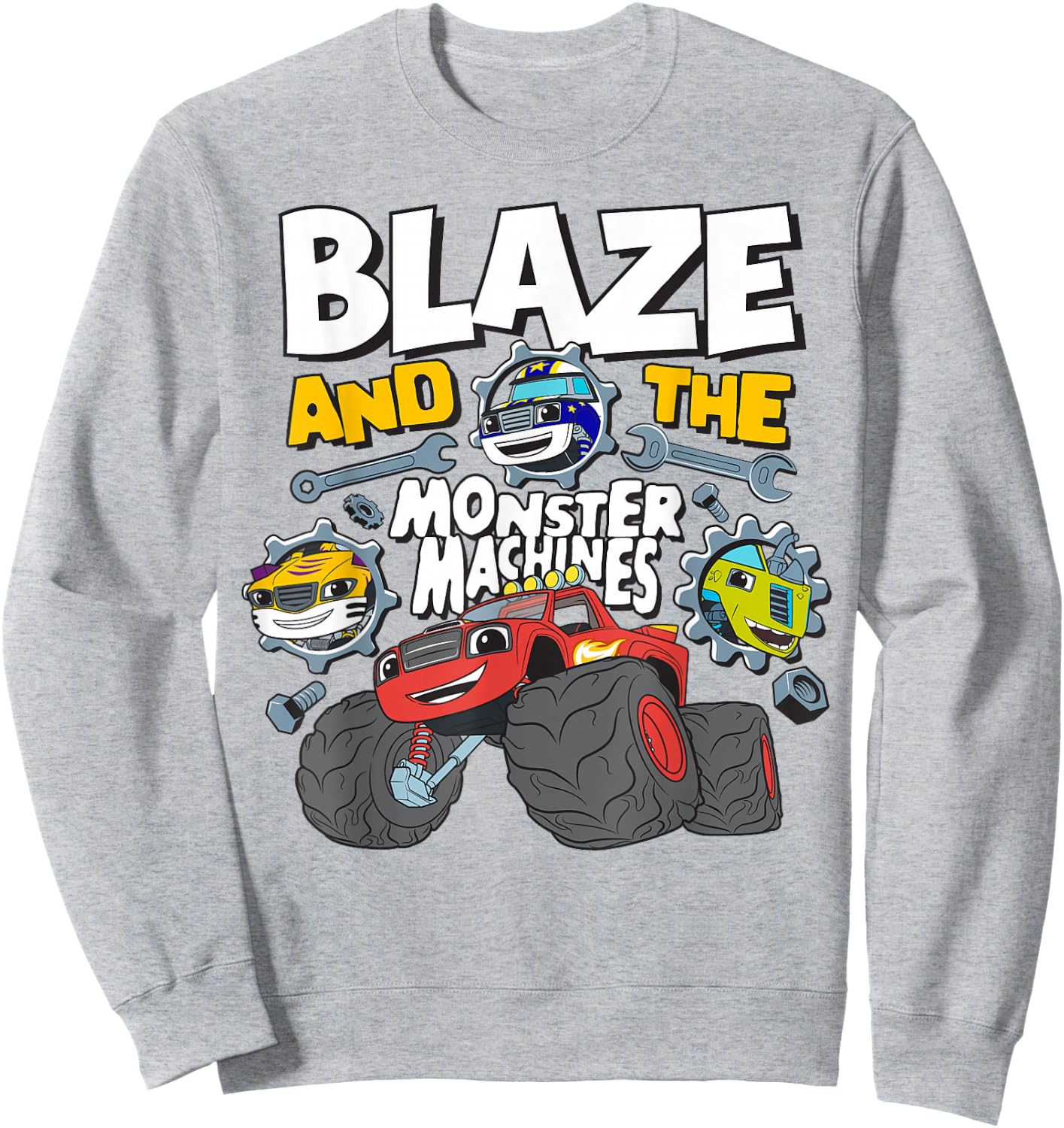 Blaze & The Monster Machines Group Sweatshirt - Sweatshirt | Ash