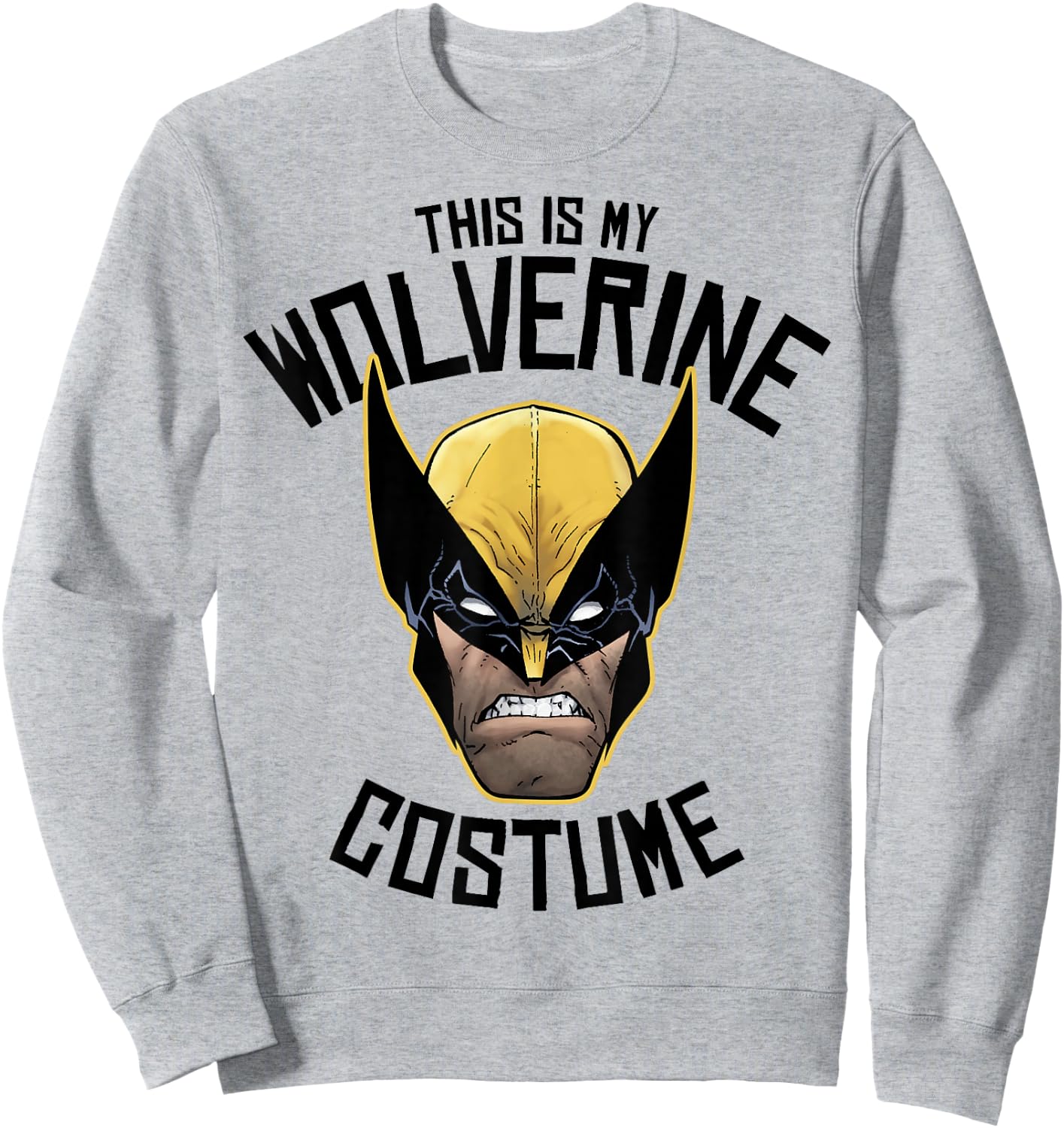 Marvel This is My Wolverine Costume Halloween Sweatshirt - Sweatshirt | Ash