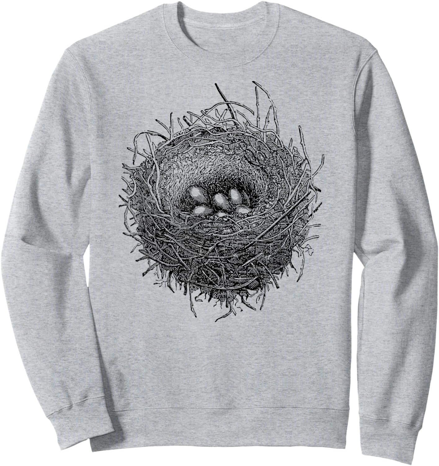 Mintage Birds Nest Fine Jersey Sweatshirt - Sweatshirt | Ash