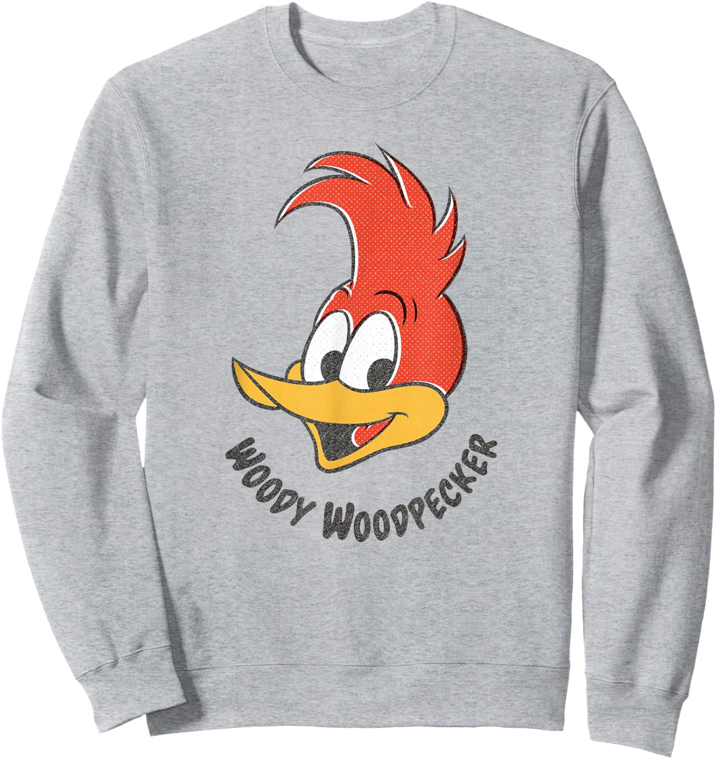 Woody Woodpecker Classic Smile Sweatshirt - Sweatshirt | Ash