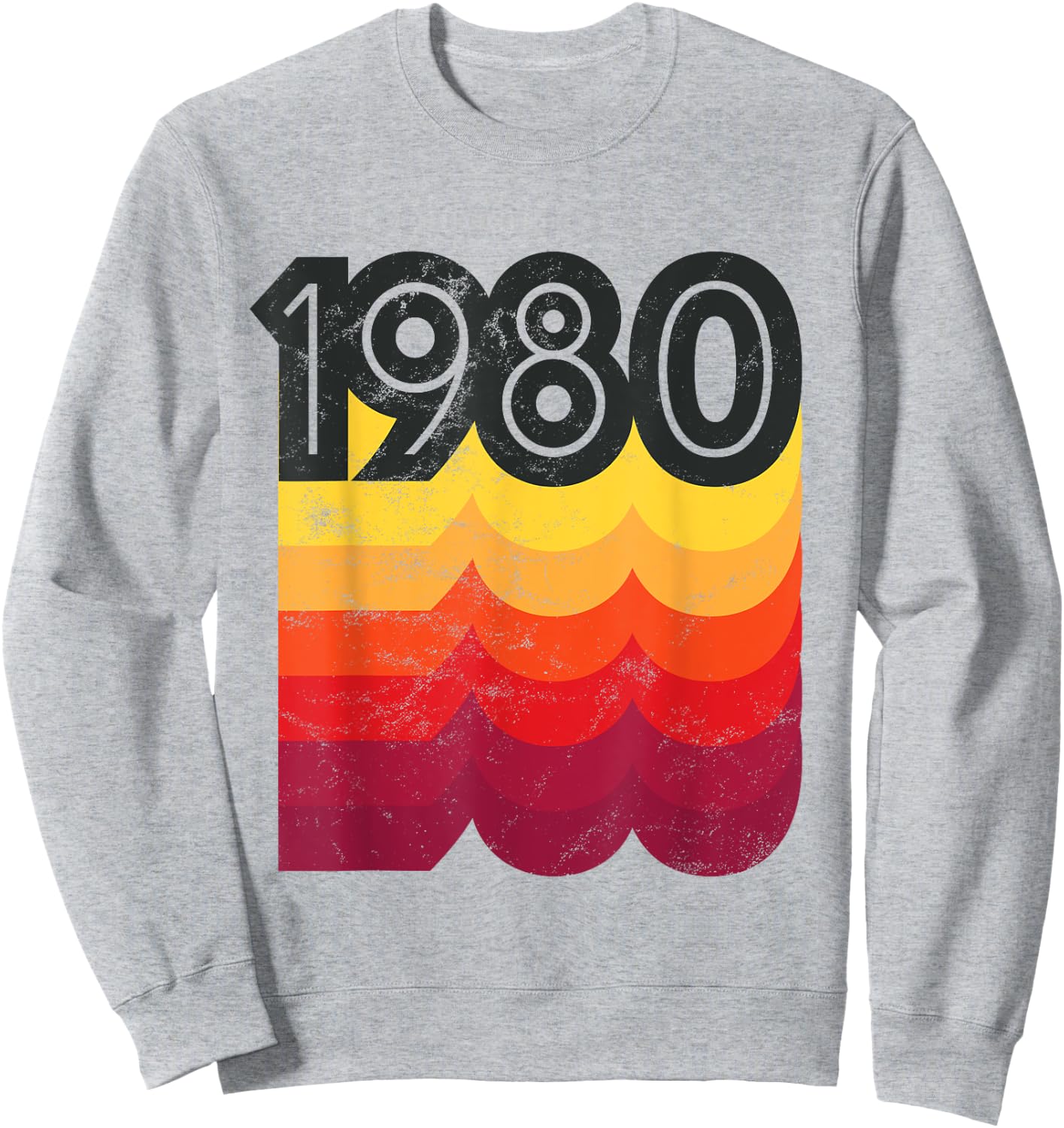 Birthday 80s Style Retro 1980 Sweatshirt - Sweatshirt | Ash