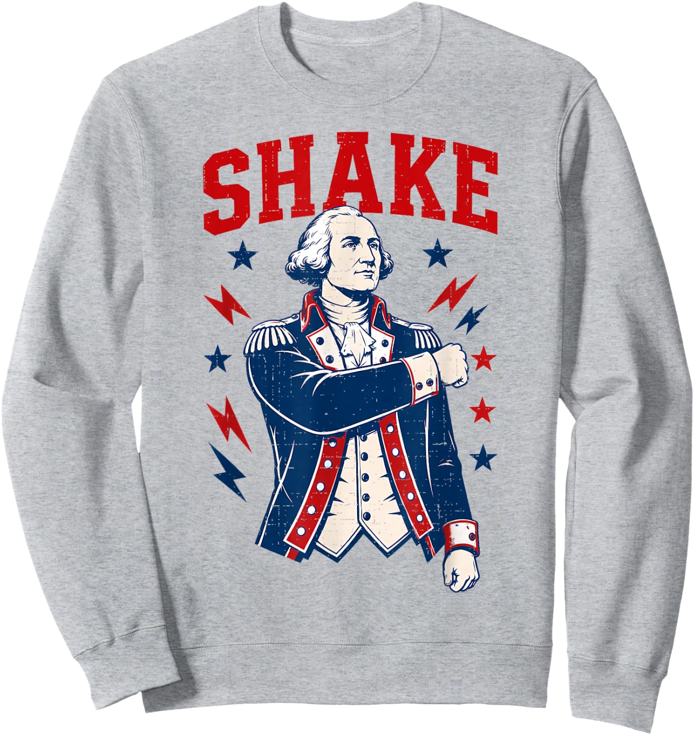 Funny Shake and Bake 4th of July Couple Matching Sweatshirt - Sweatshirt | Ash