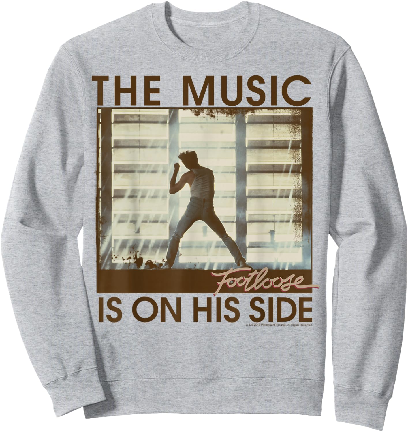 Footloose The Music Is On His Side Poster Sweatshirt - Sweatshirt | Ash