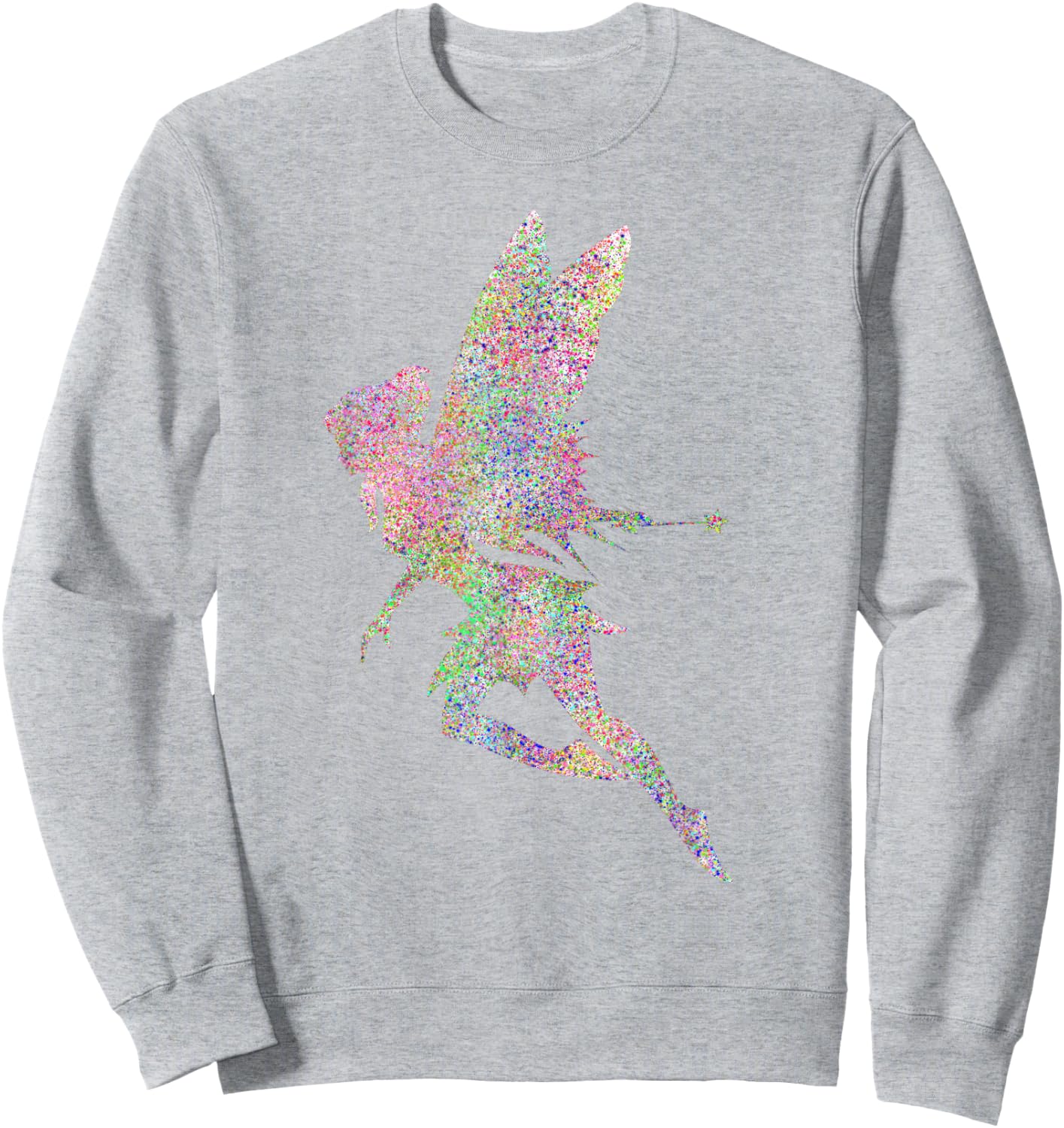 Cute Fairy Girl Rainbow Sweatshirt - Sweatshirt | Ash