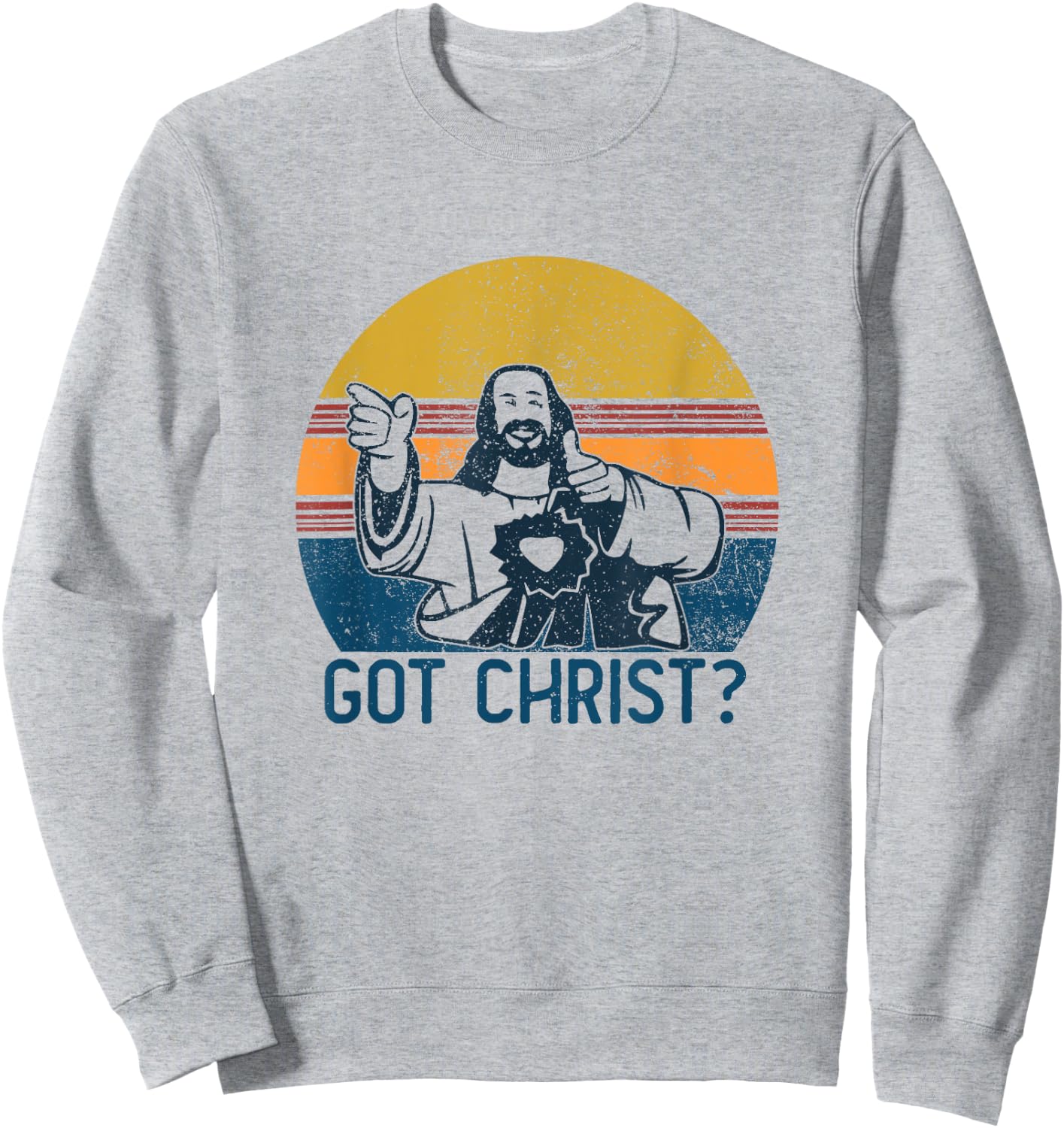 Got Buddy a Christ Christmas Cool Jesus Religious Christian Sweatshirt - Sweatshirt | Ash