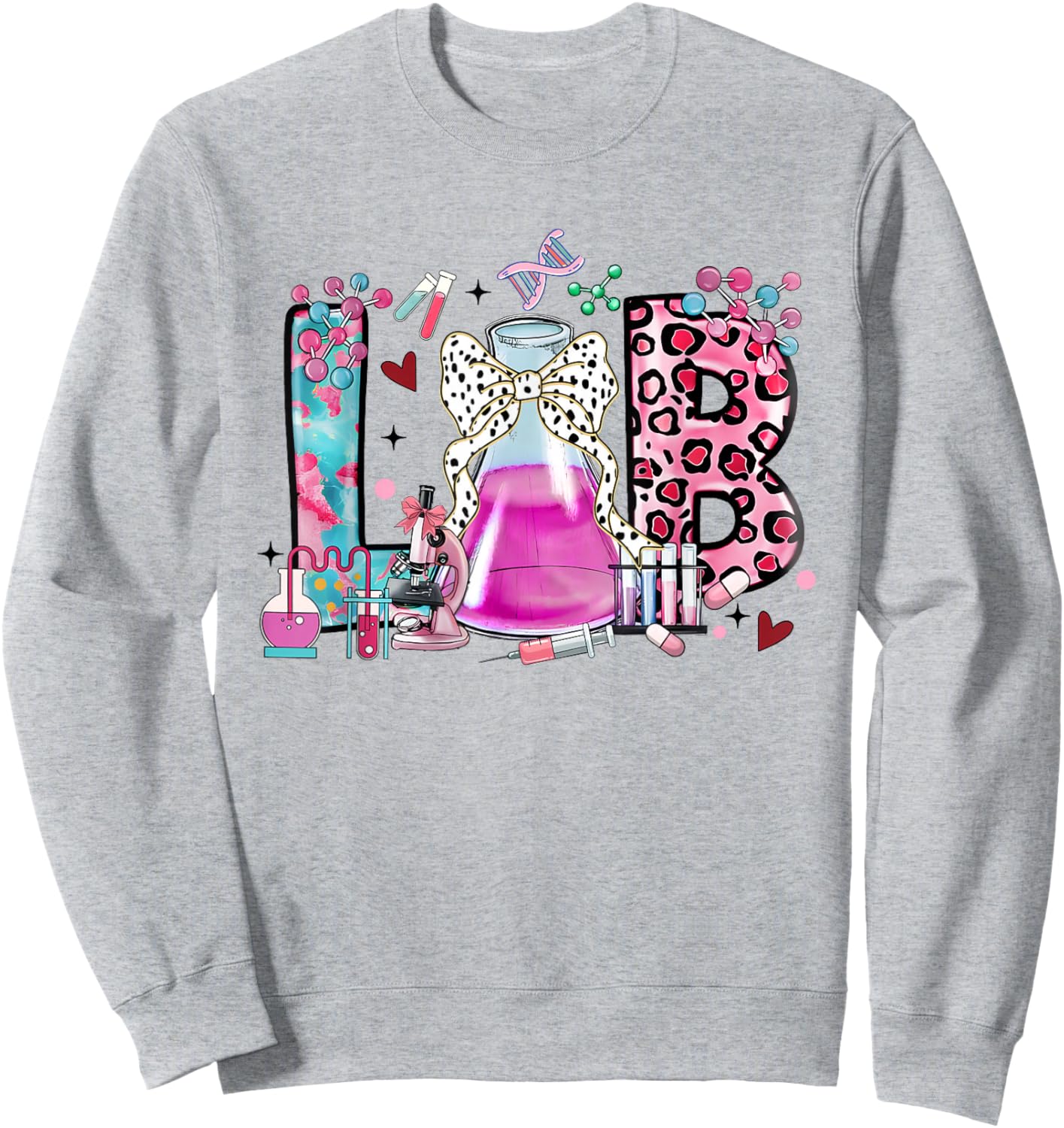 Lab Tech Laboratory Scientist Lab Week 2025 Lab Life Sweatshirt - Sweatshirt | Ash