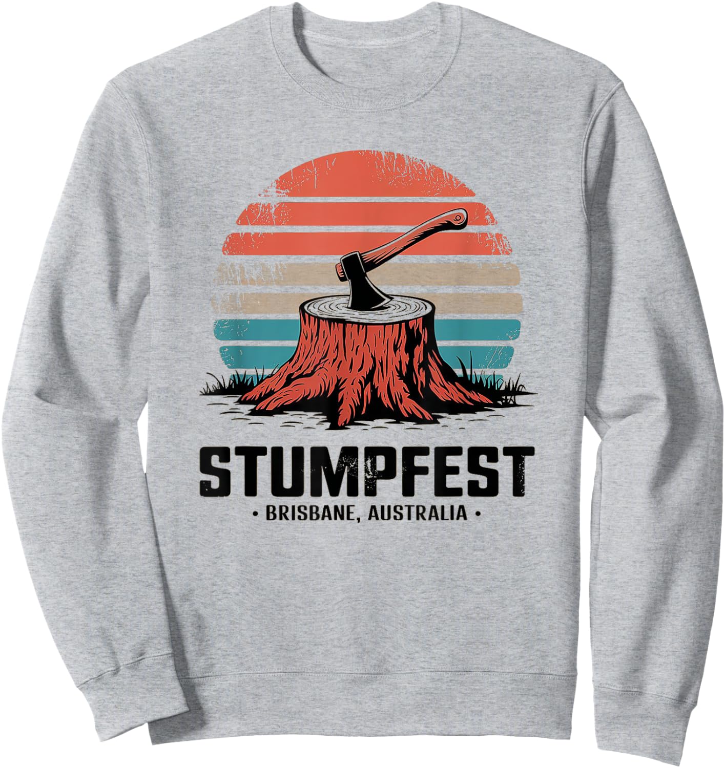 Vintage Stumpfest 2024 Brisbane Get Sweaty Sweatshirt - Sweatshirt | Ash