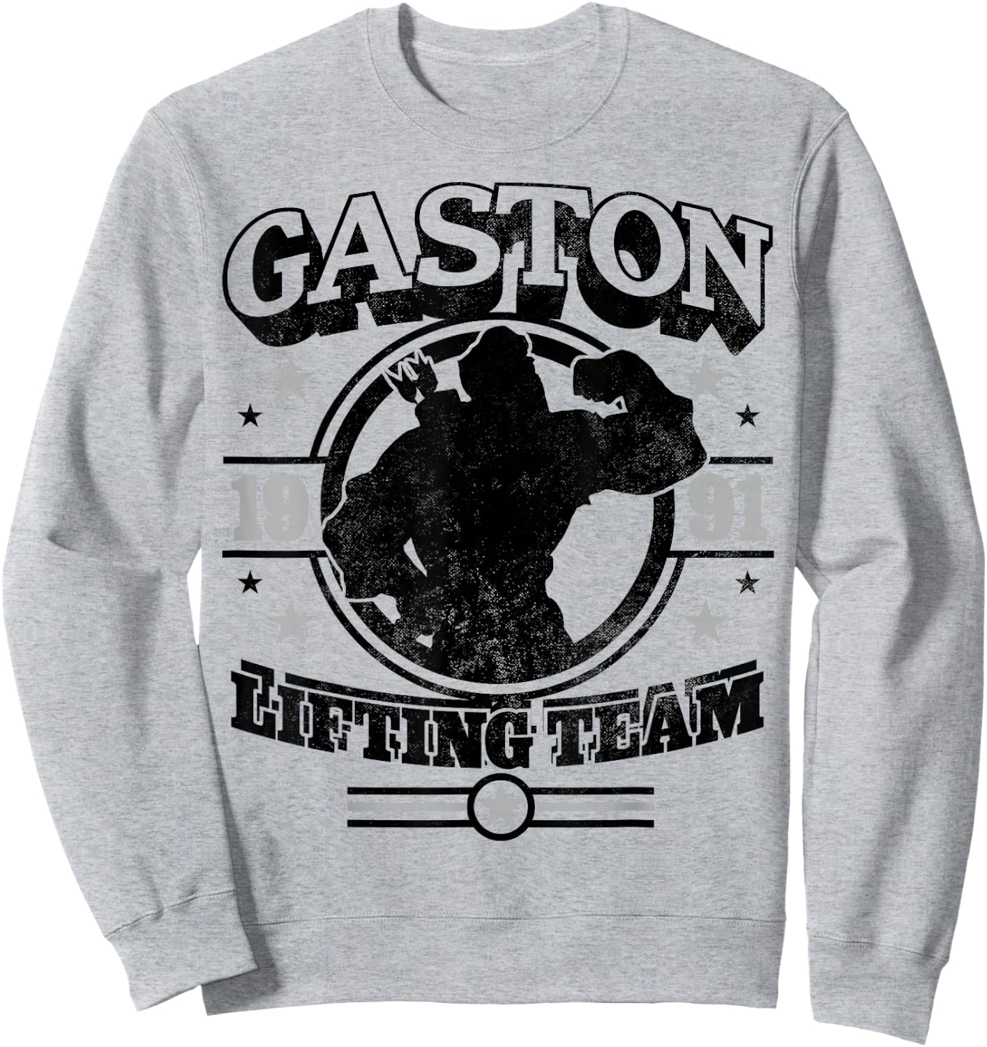 Disney Beauty and The Beast Gaston Graphic Sweatshirt - Sweatshirt | Ash