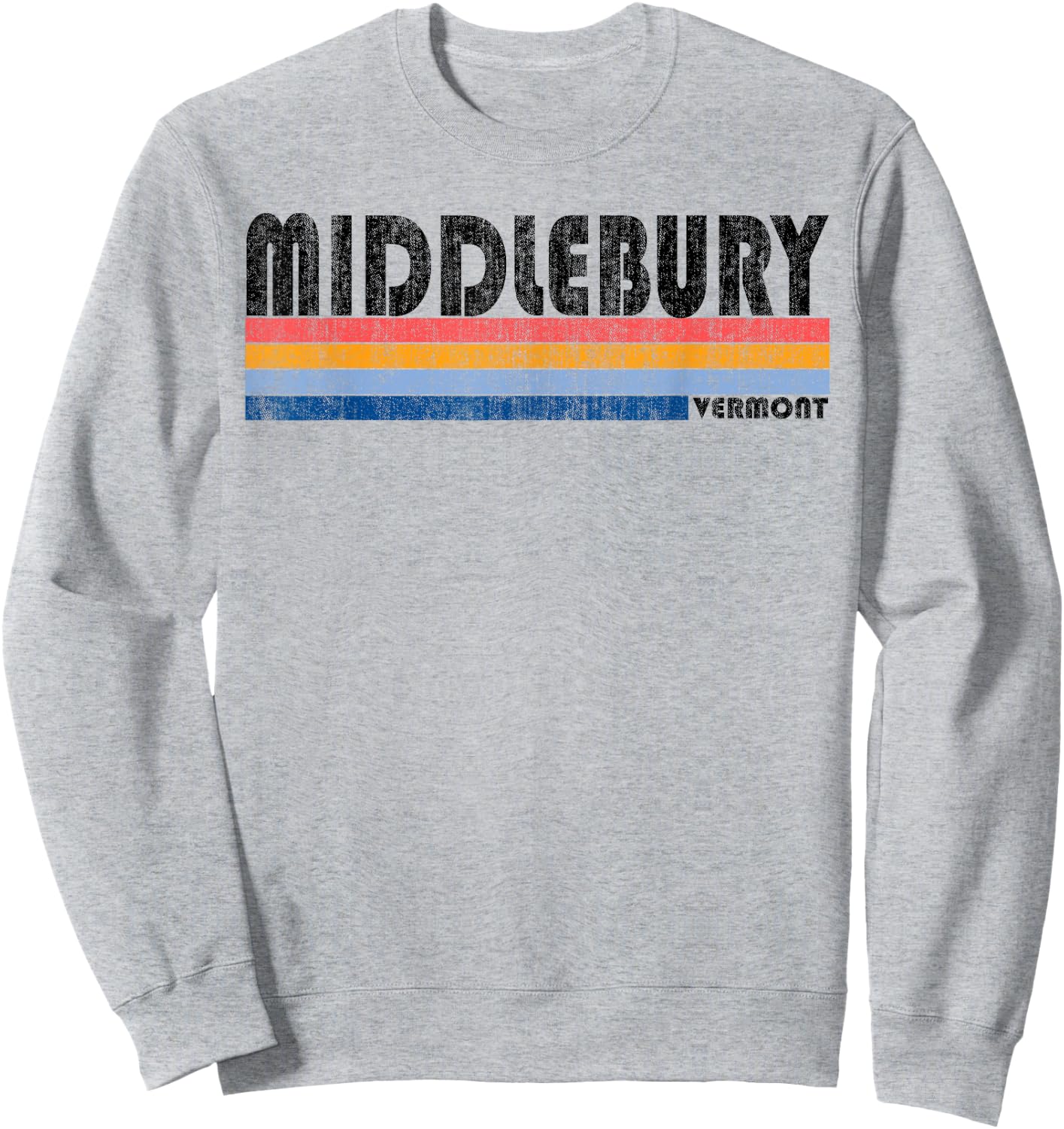 Vintage 1980s Style Middlebury VT Sweatshirt - Sweatshirt | Ash