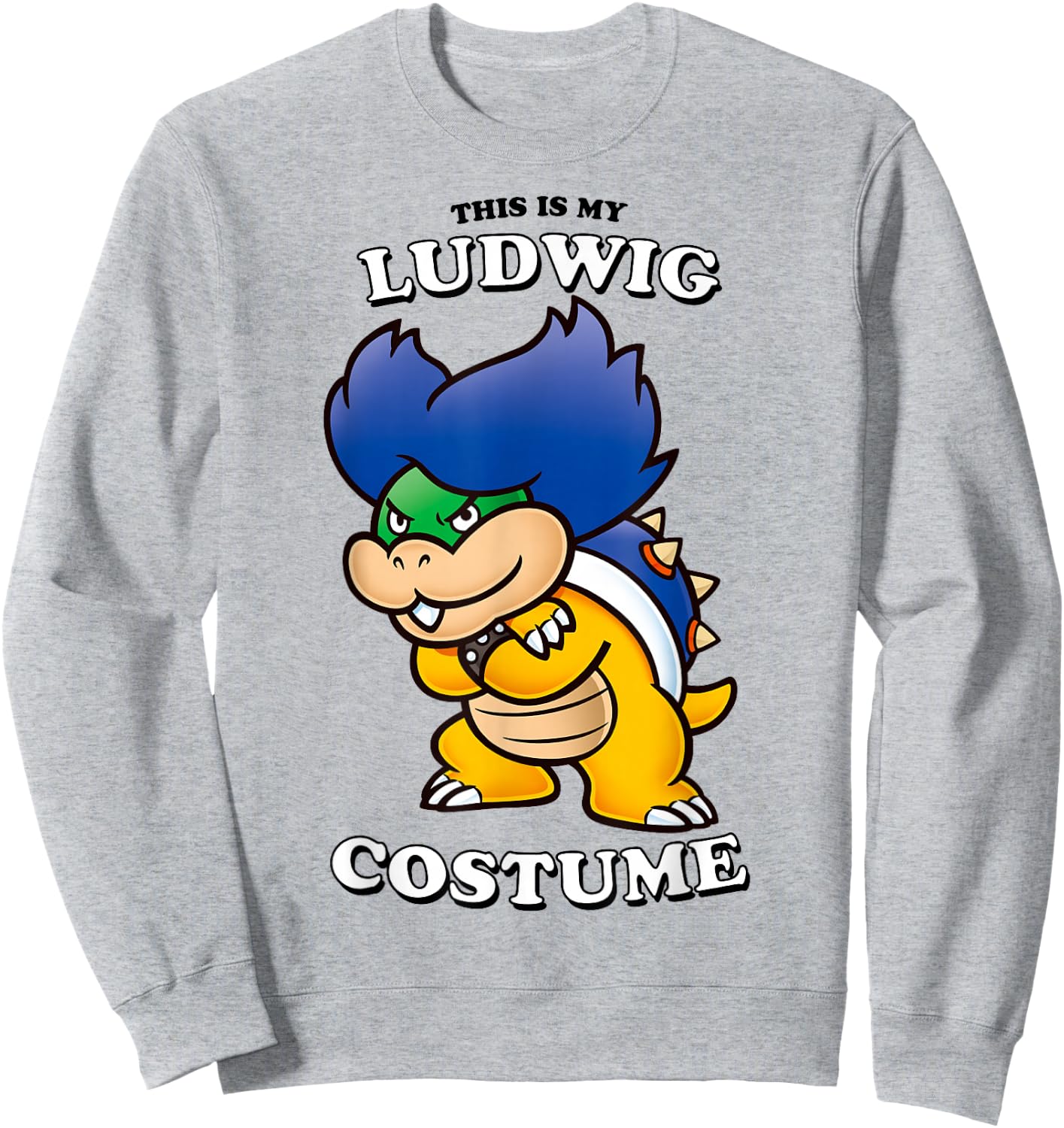 Super Mario Bros Halloween This Is My Ludwig Costume Sweatshirt - Sweatshirt | Ash