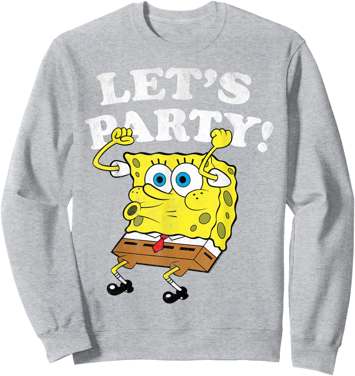 Spongebob Squarepants - Let's Party! Sweatshirt - Sweatshirt | Ash