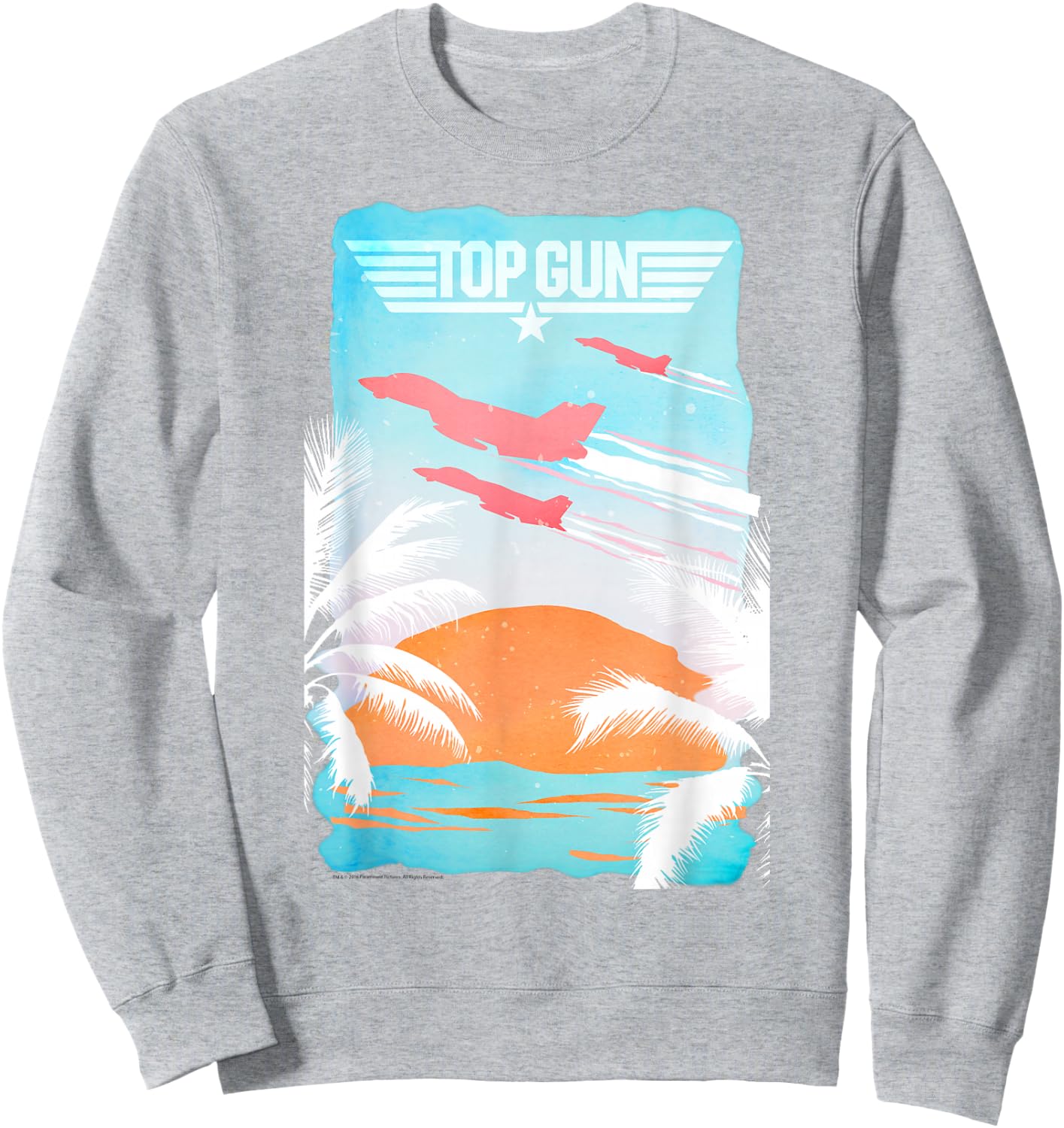 Top Gun Baja Sunset Action Movie Sweatshirt - Sweatshirt | Ash