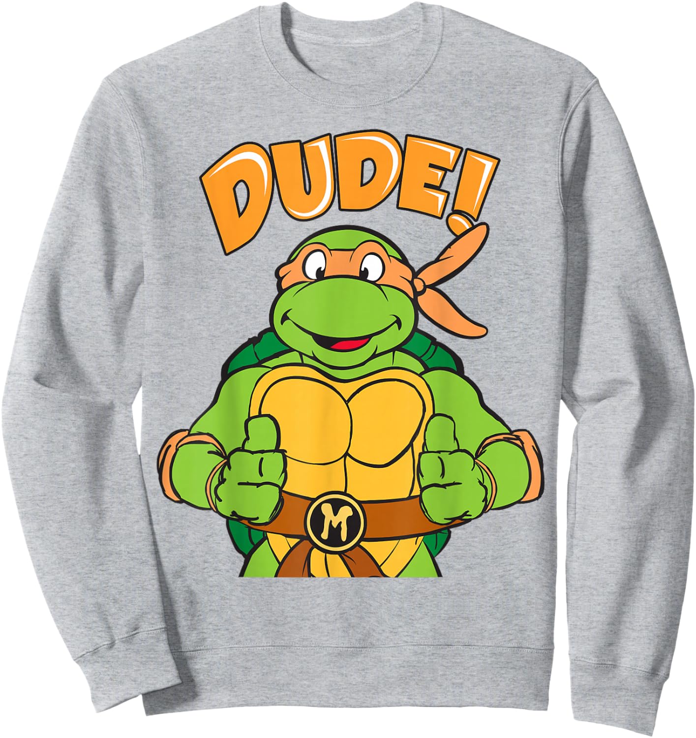 Teenage Mutant Ninja Turtles Michelangelo Dude Sweatshirt - Sweatshirt | Ash