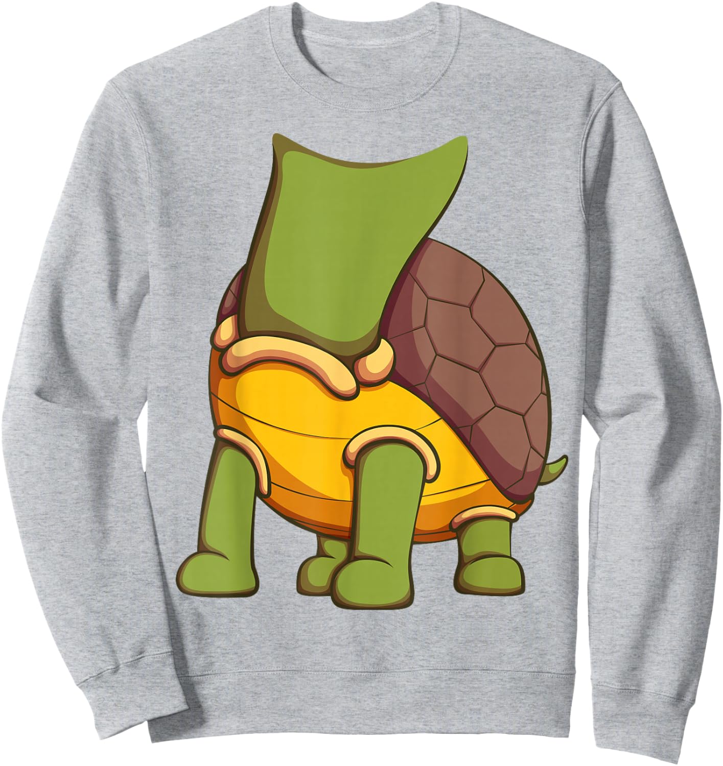 Turtle Costume for Halloween Tortoise Animal Cosplay Sweatshirt - Sweatshirt | Ash