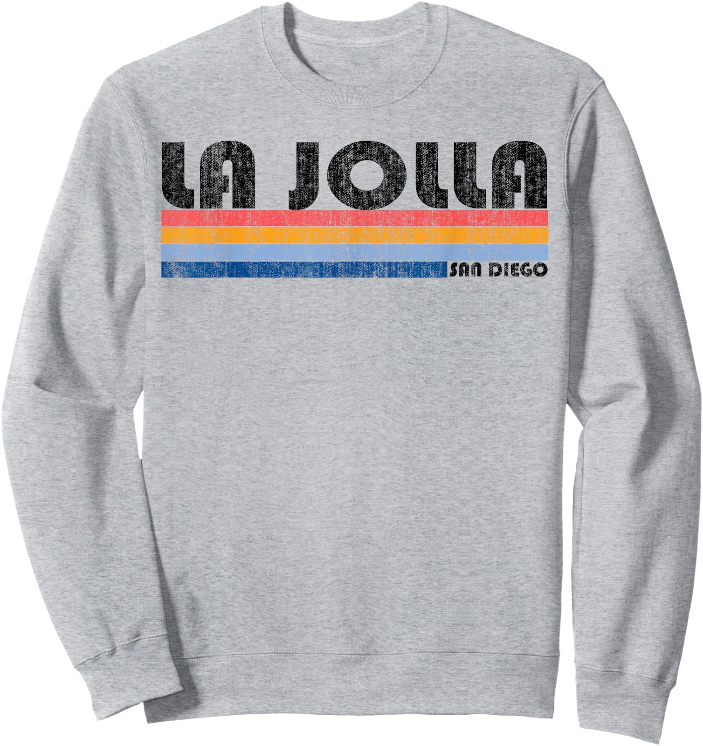 Vintage 1980s Style La Jolla, CA Sweatshirt - Sweatshirt | Ash