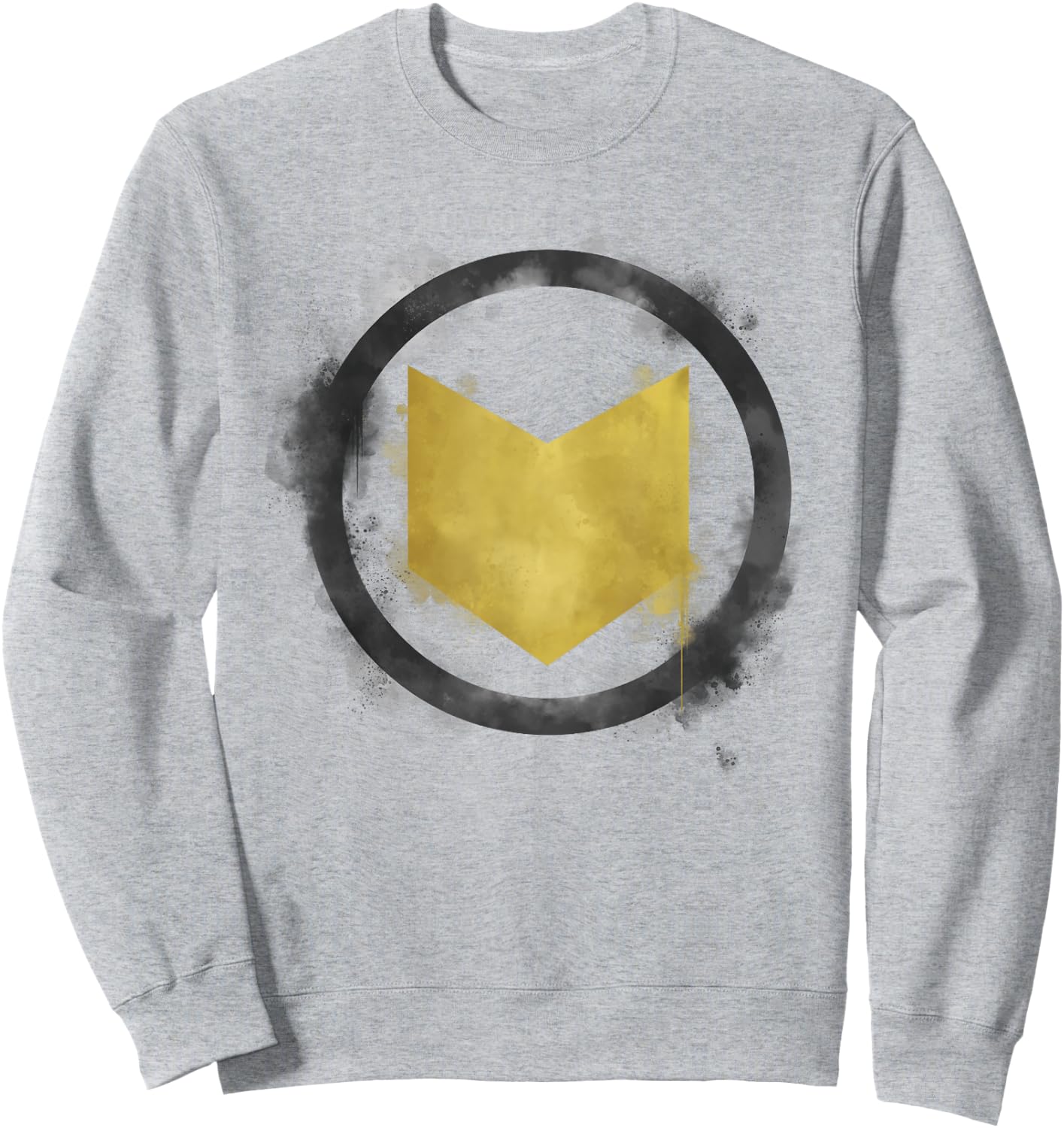 Marvel Avengers Endgame Hawkeye Spray Paint Logo Sweatshirt - Sweatshirt | Ash