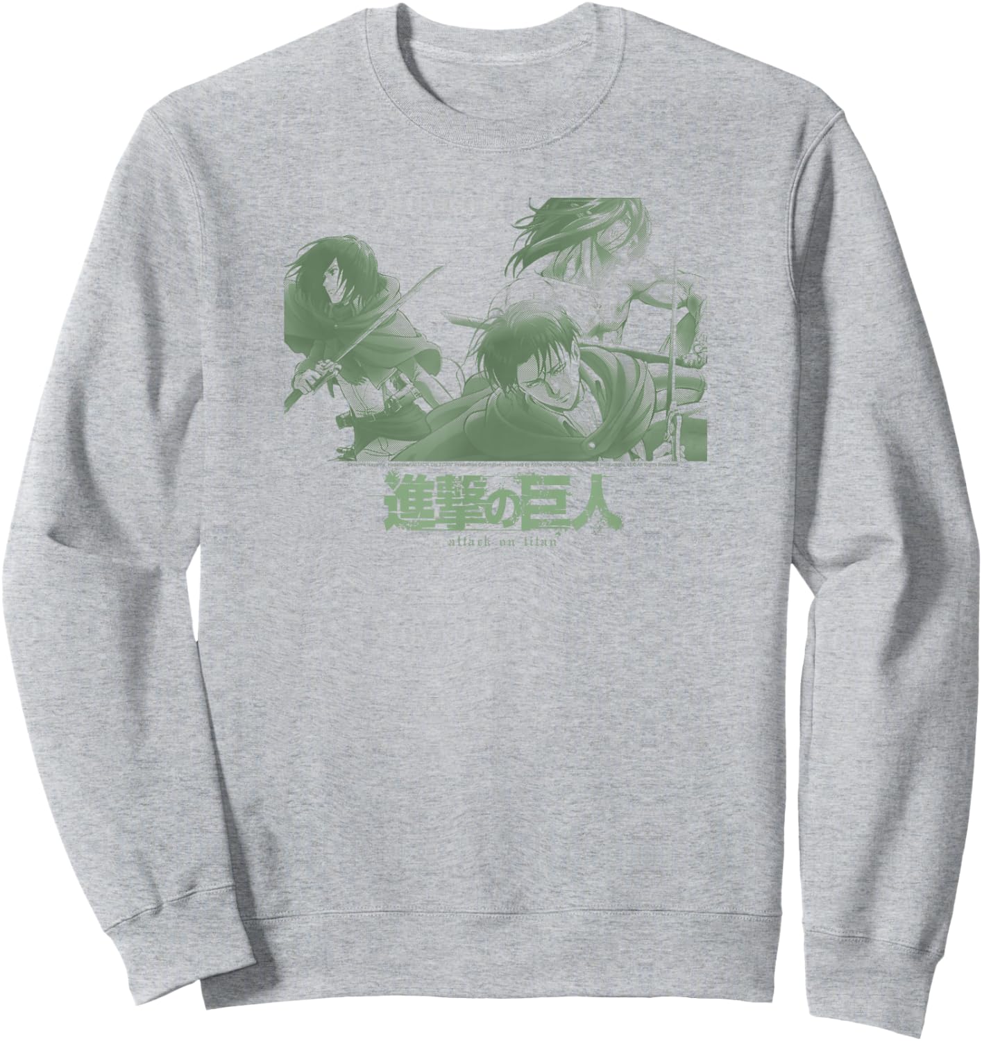 Attack on Titan Season 2 Sage Silhouette Show Scene Anime Sweatshirt - Sweatshirt | Ash