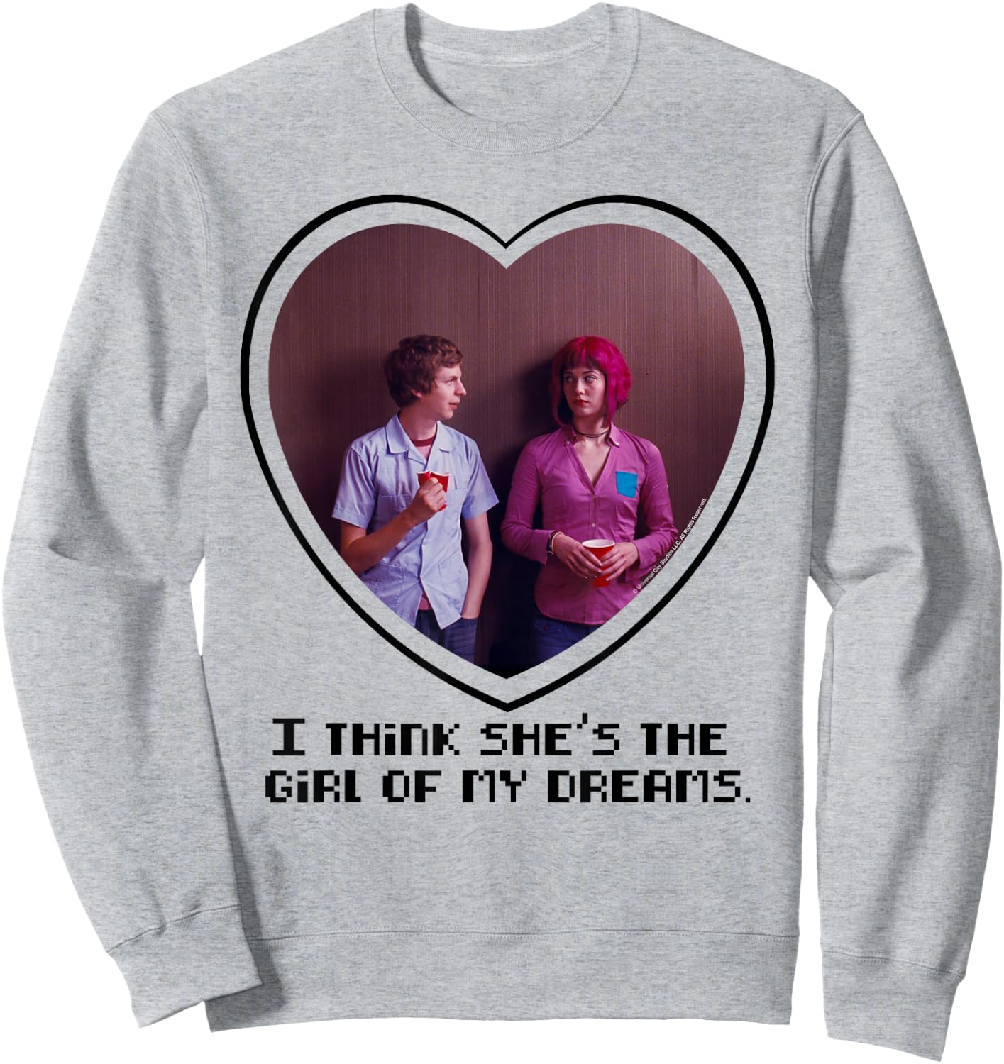 Scott Pilgrim Vs. The World Ramona Flowers Dream Girl Sweatshirt - Sweatshirt | Ash