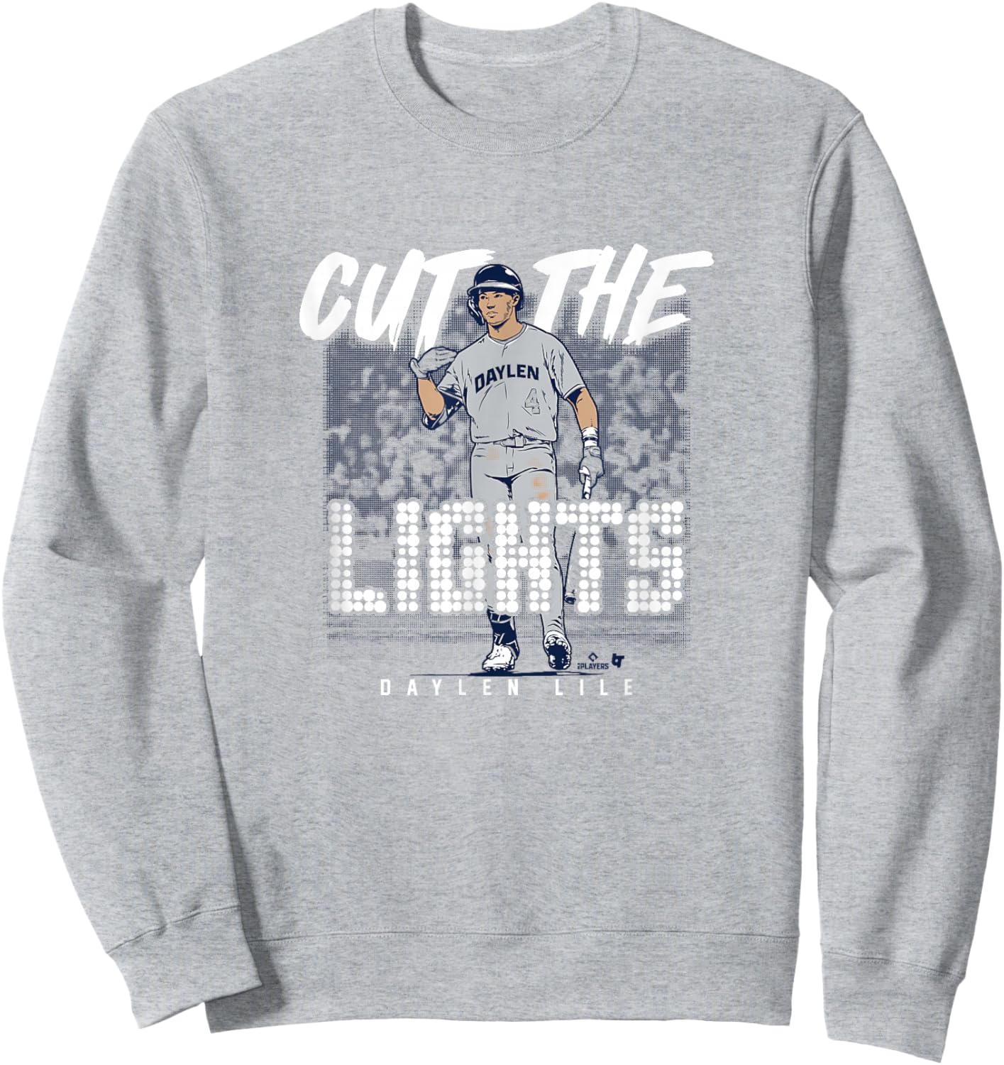 Daylen Lile - Cut the Lights - Washington, D.C. Baseball Sweatshirt - Sweatshirt | Ash