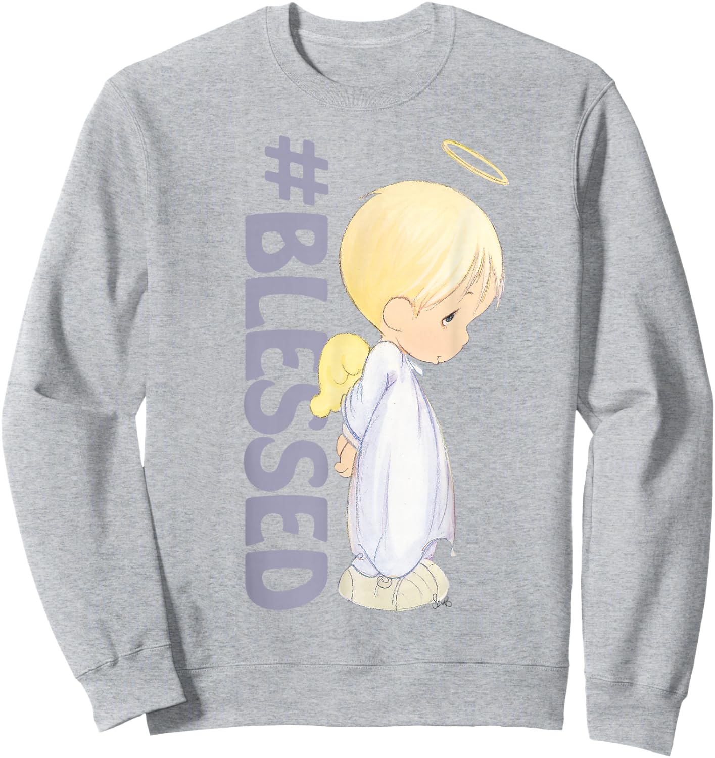 Precious Moments #Blessed Sweatshirt - Sweatshirt | Ash
