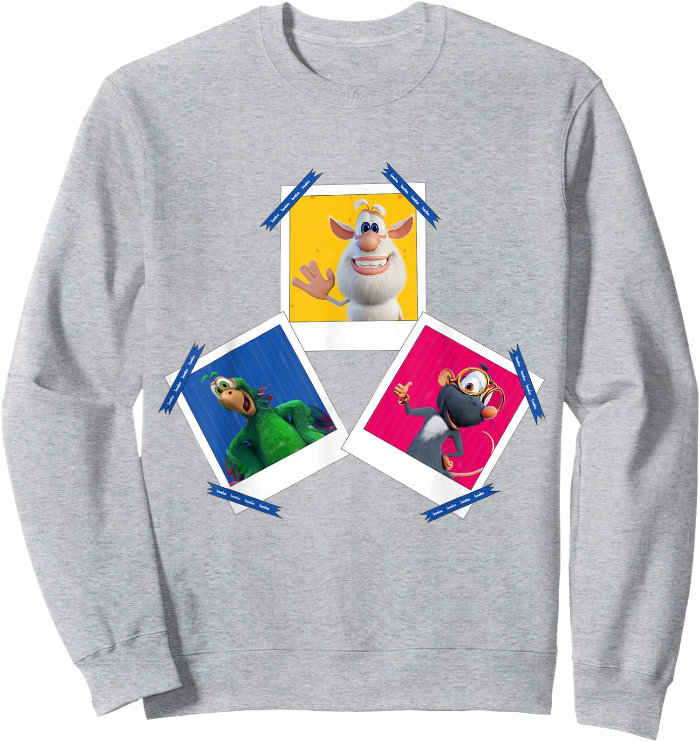 Booba & Friends Portraits Sweatshirt - Sweatshirt | Ash