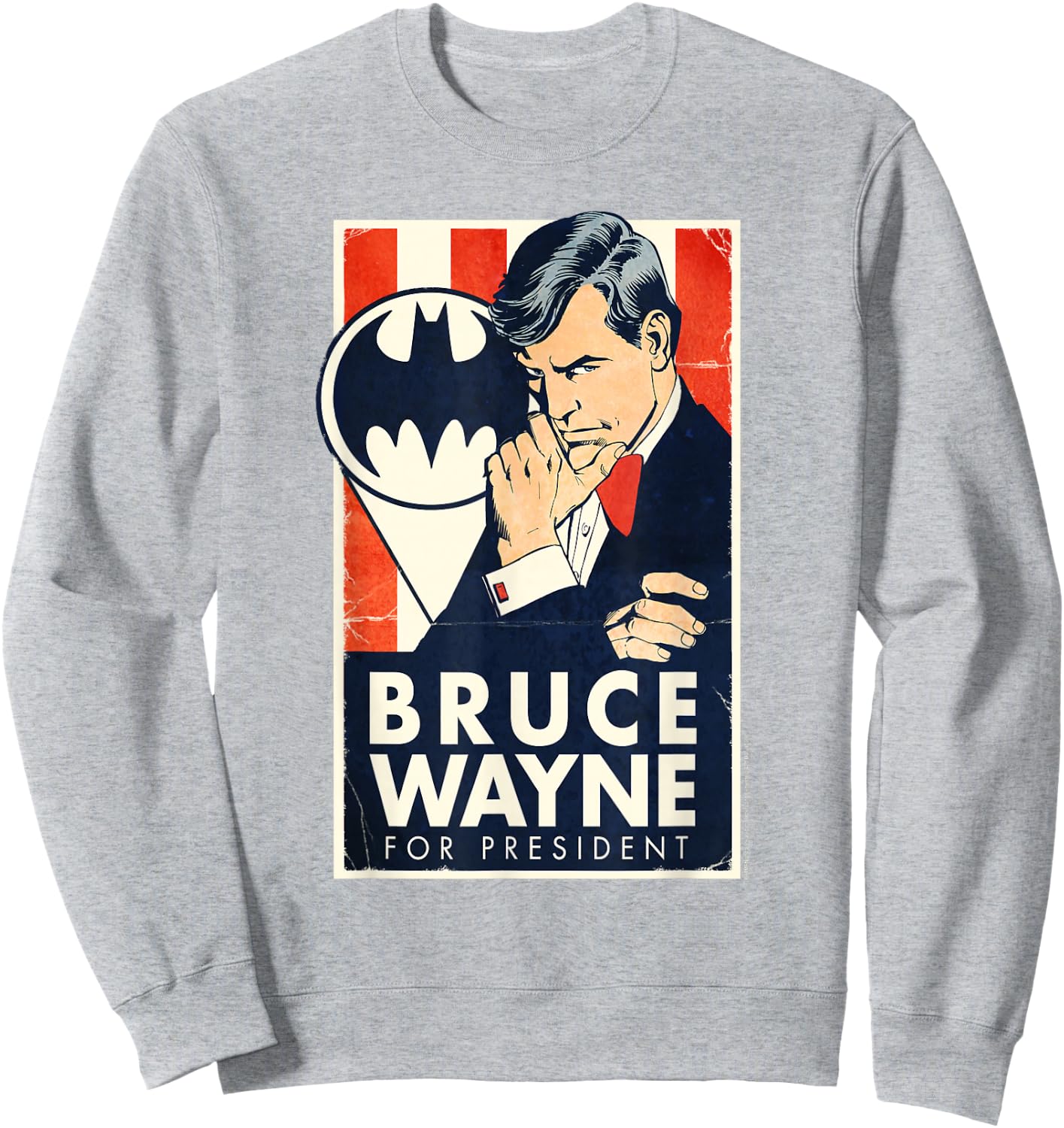 Batman Wayne For President Sweatshirt - Sweatshirt | Ash