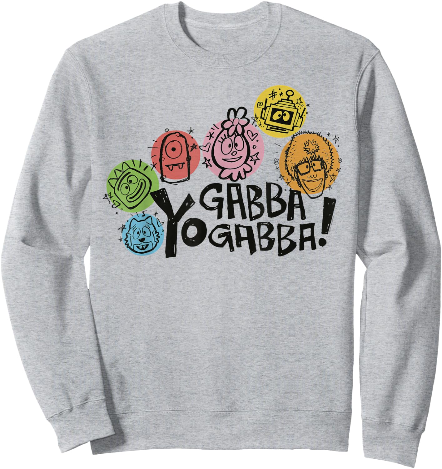 Yo Gabba Gabba - Sketch Sweatshirt - Sweatshirt | Ash