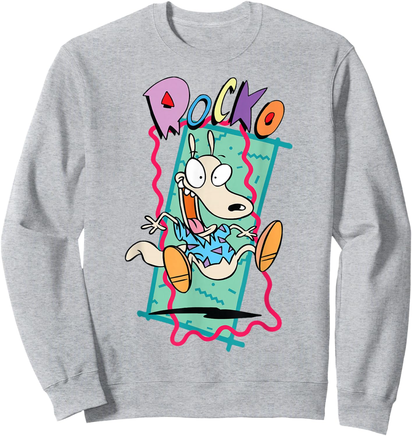 Nickelodeon Rocko's Modern Life 90's Retro Sweatshirt - Sweatshirt | Ash