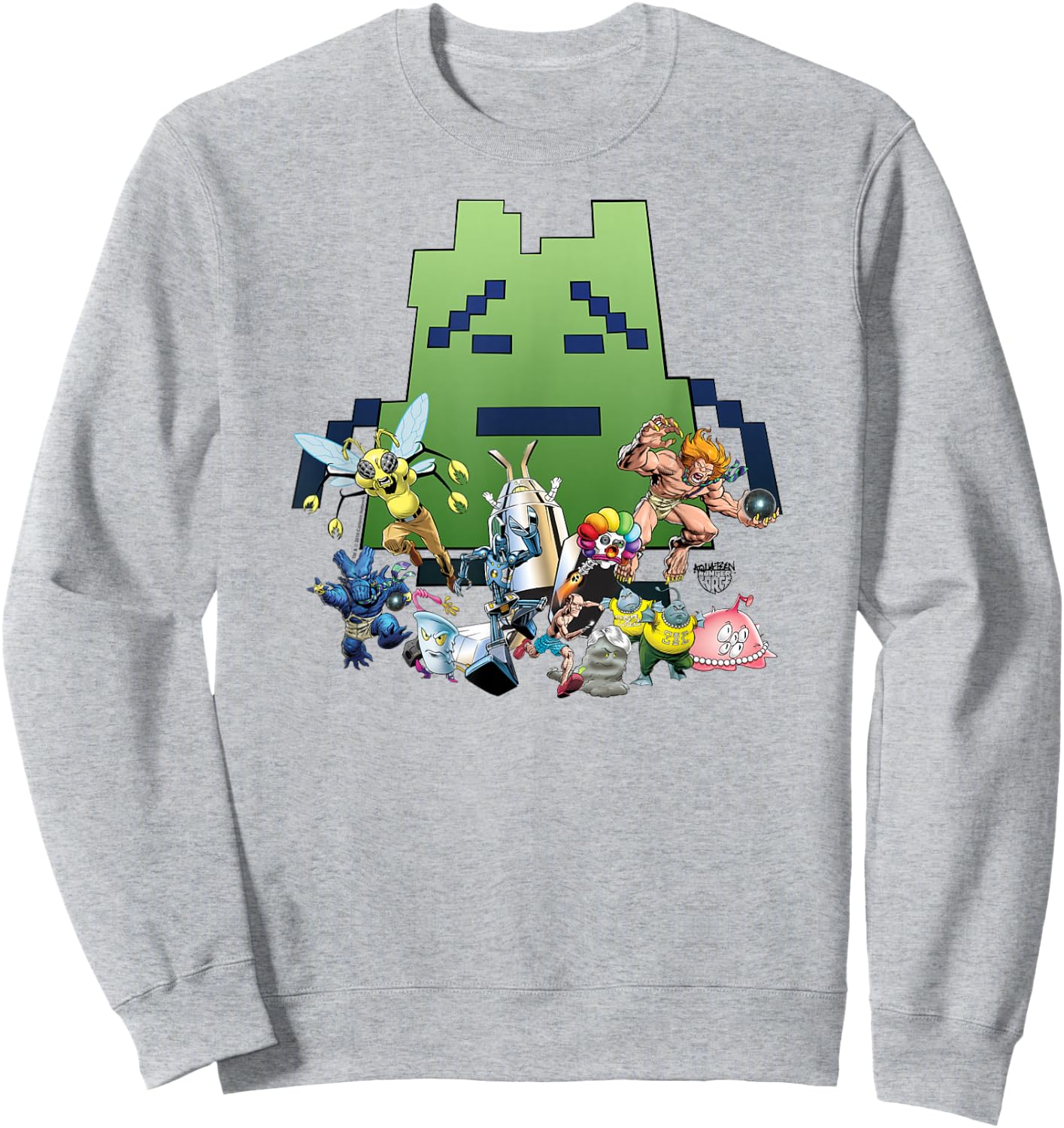 Aqua Teen Hunger Force Group Sweatshirt - Sweatshirt | Ash