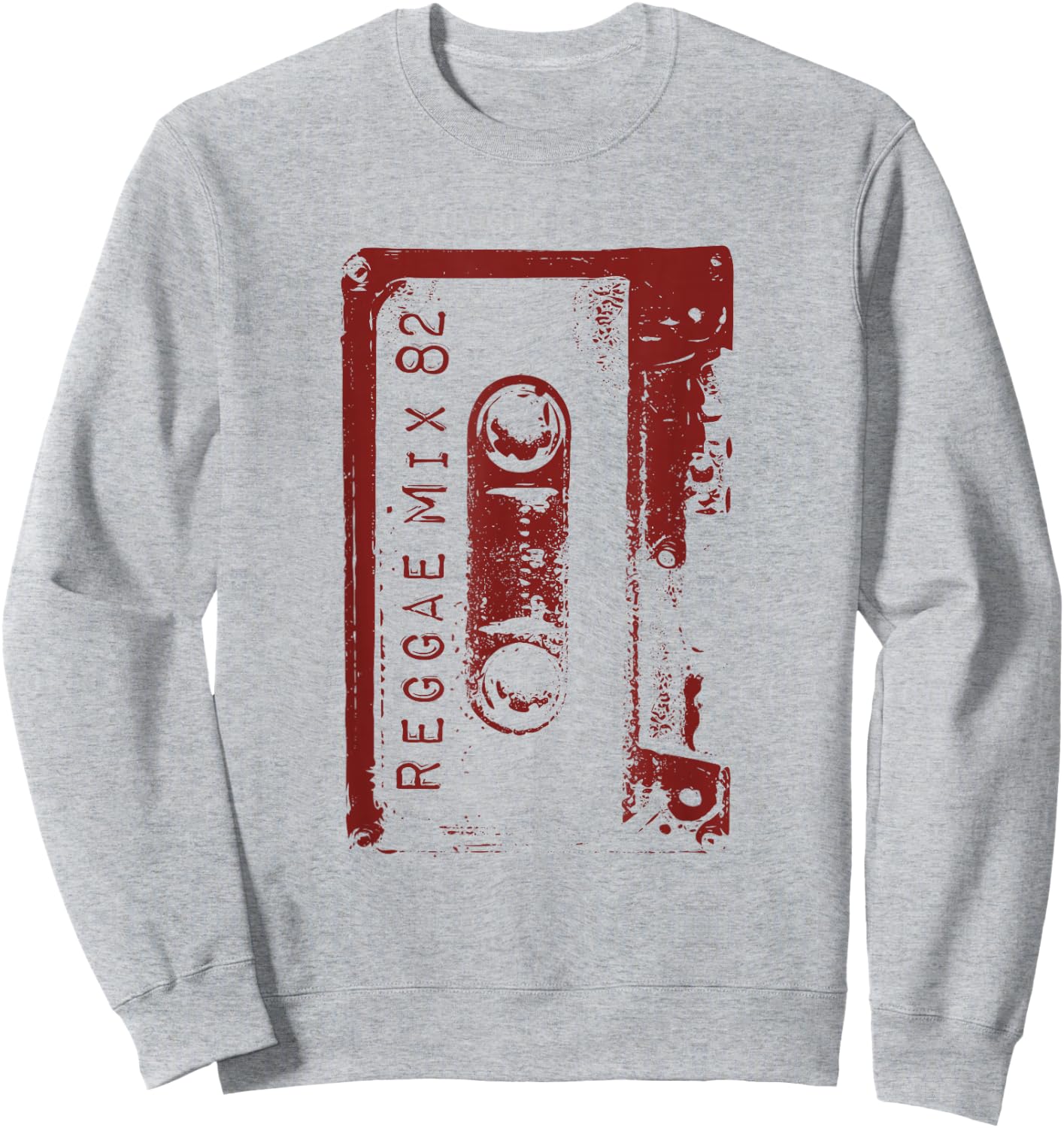 Reggae Retro 70s 80s Mixtape Jamaican Vintage Concert Sweatshirt - Sweatshirt | Ash