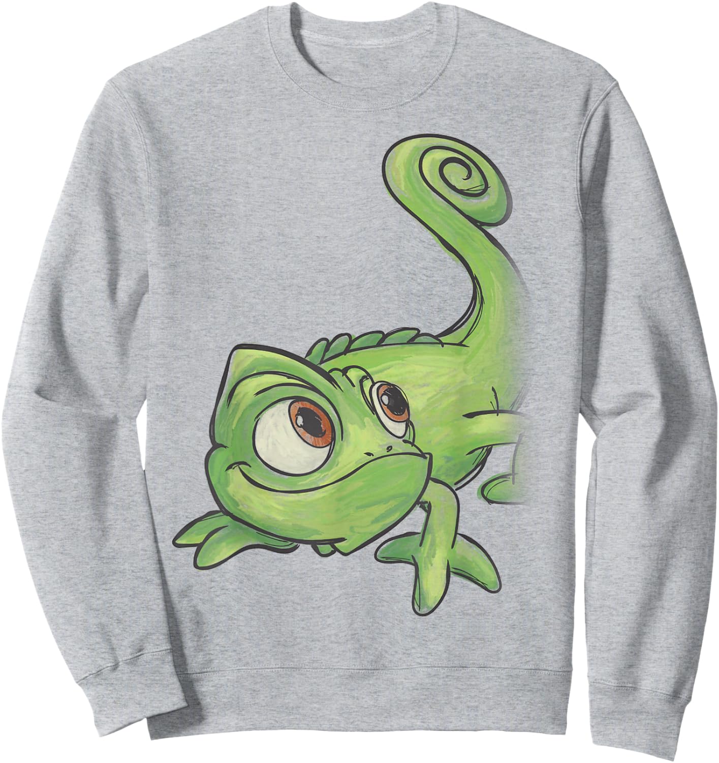 Disney Tangled Pascal Sketch Sweatshirt - Sweatshirt | Ash