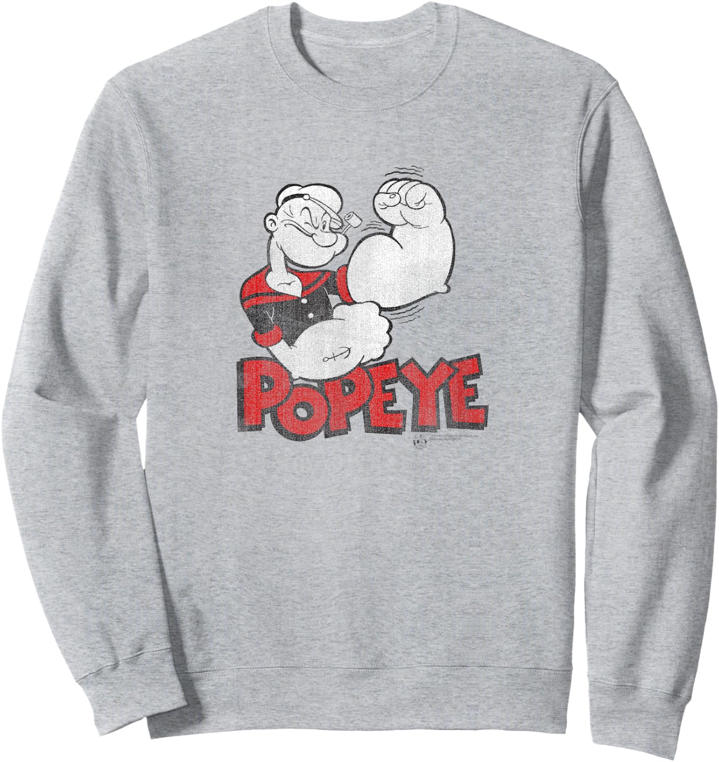 Popeye #36747 Sweatshirt - Sweatshirt | Ash