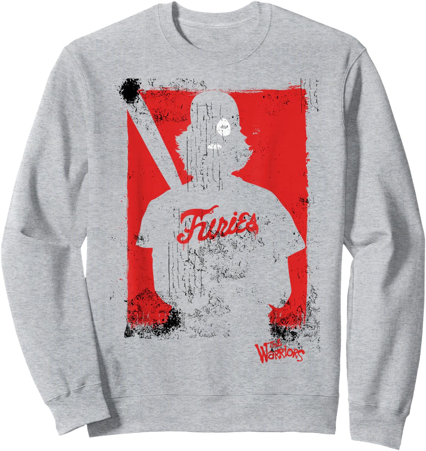 The Warriors The Furies Distressed Silhouette Sweatshirt - Sweatshirt | Ash