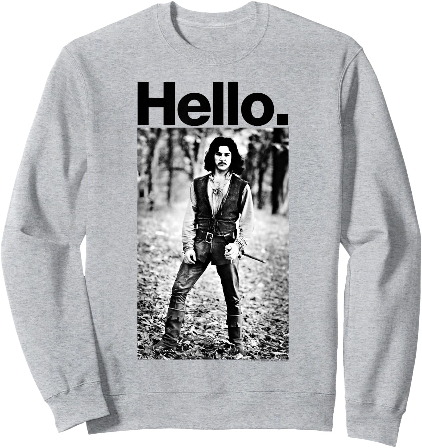 The Princess Bride Inigo Hello Sweatshirt - Sweatshirt | Ash