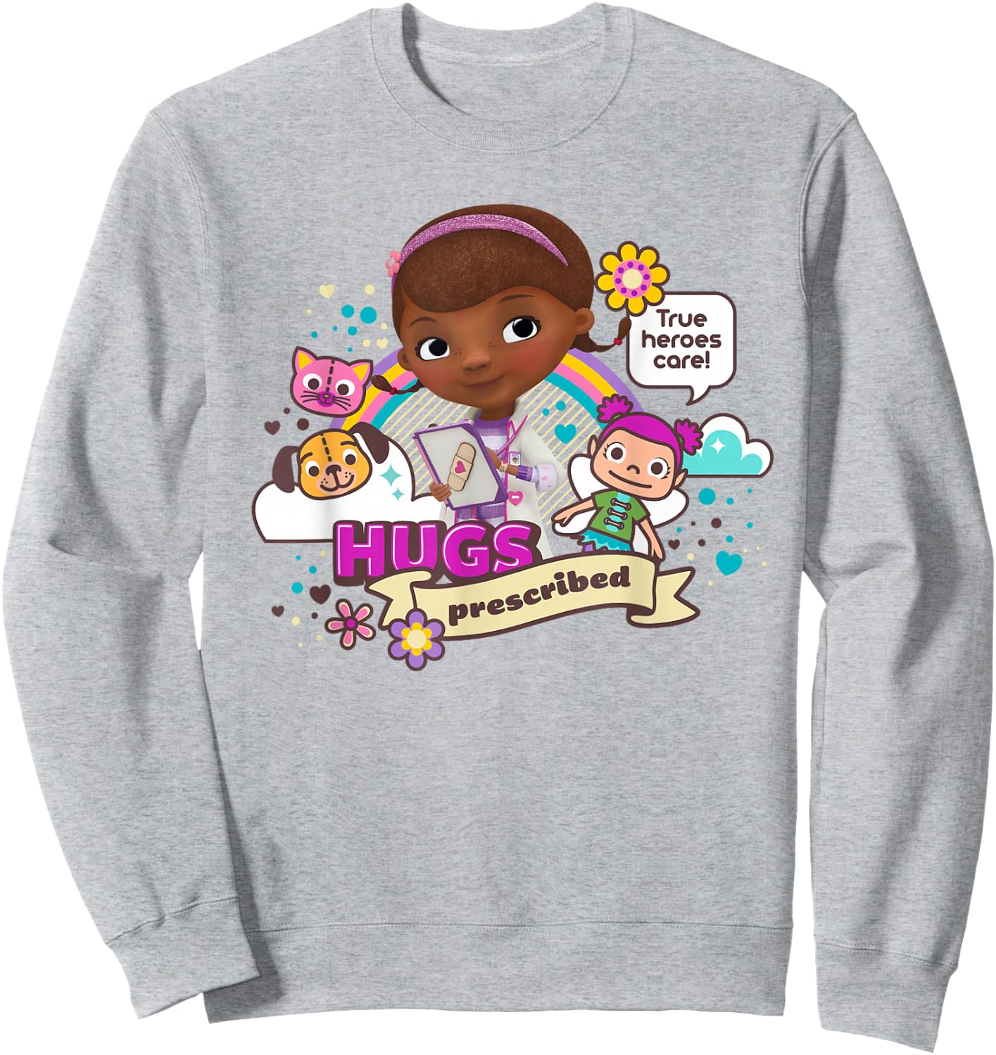 Disney Doc McStuffins Hugs Prescribed Sweatshirt - Sweatshirt | Ash