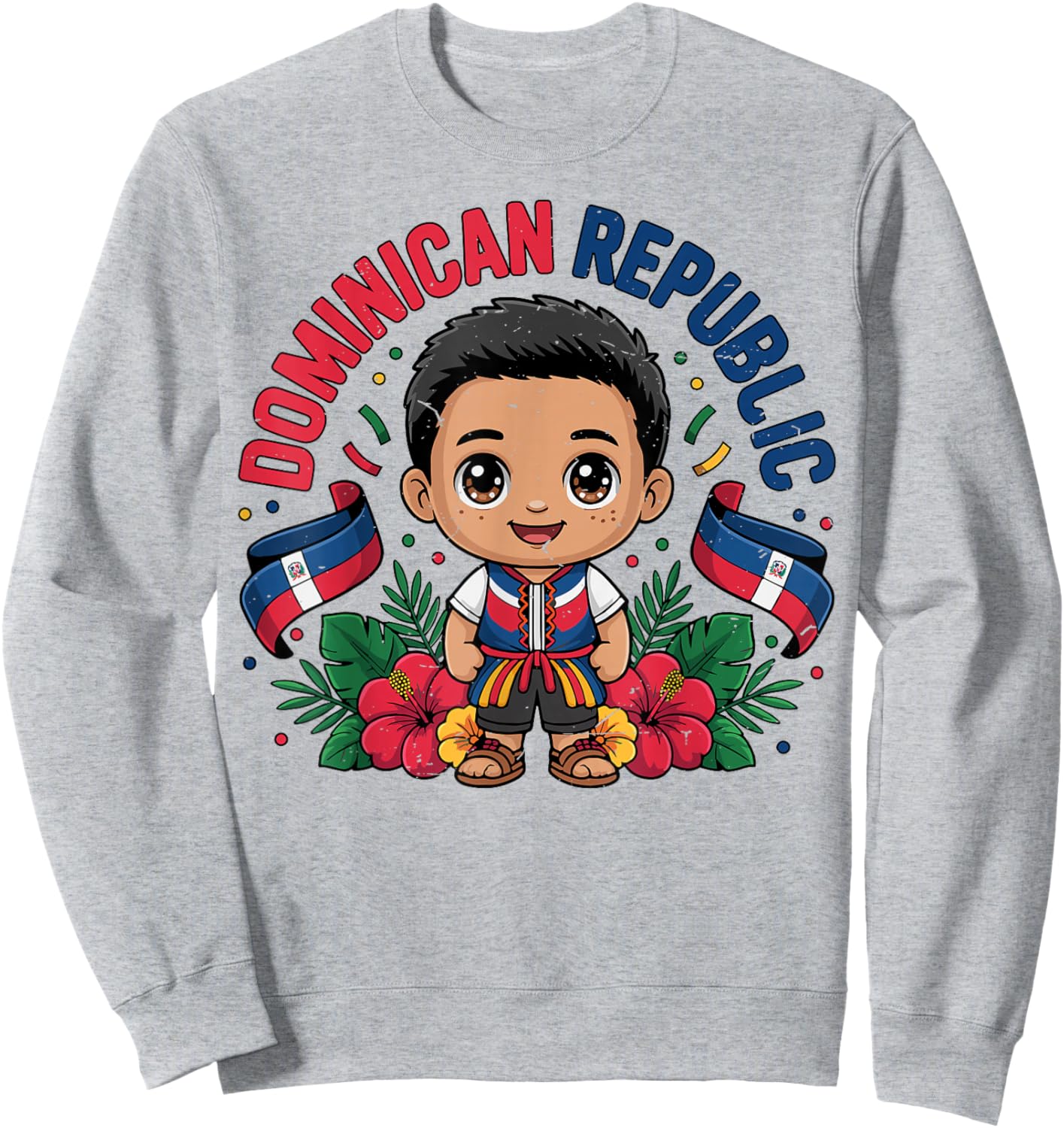 White Dominican Republic Toddler Boy Republica Dominicana Sweatshirt - Sweatshirt | Ash