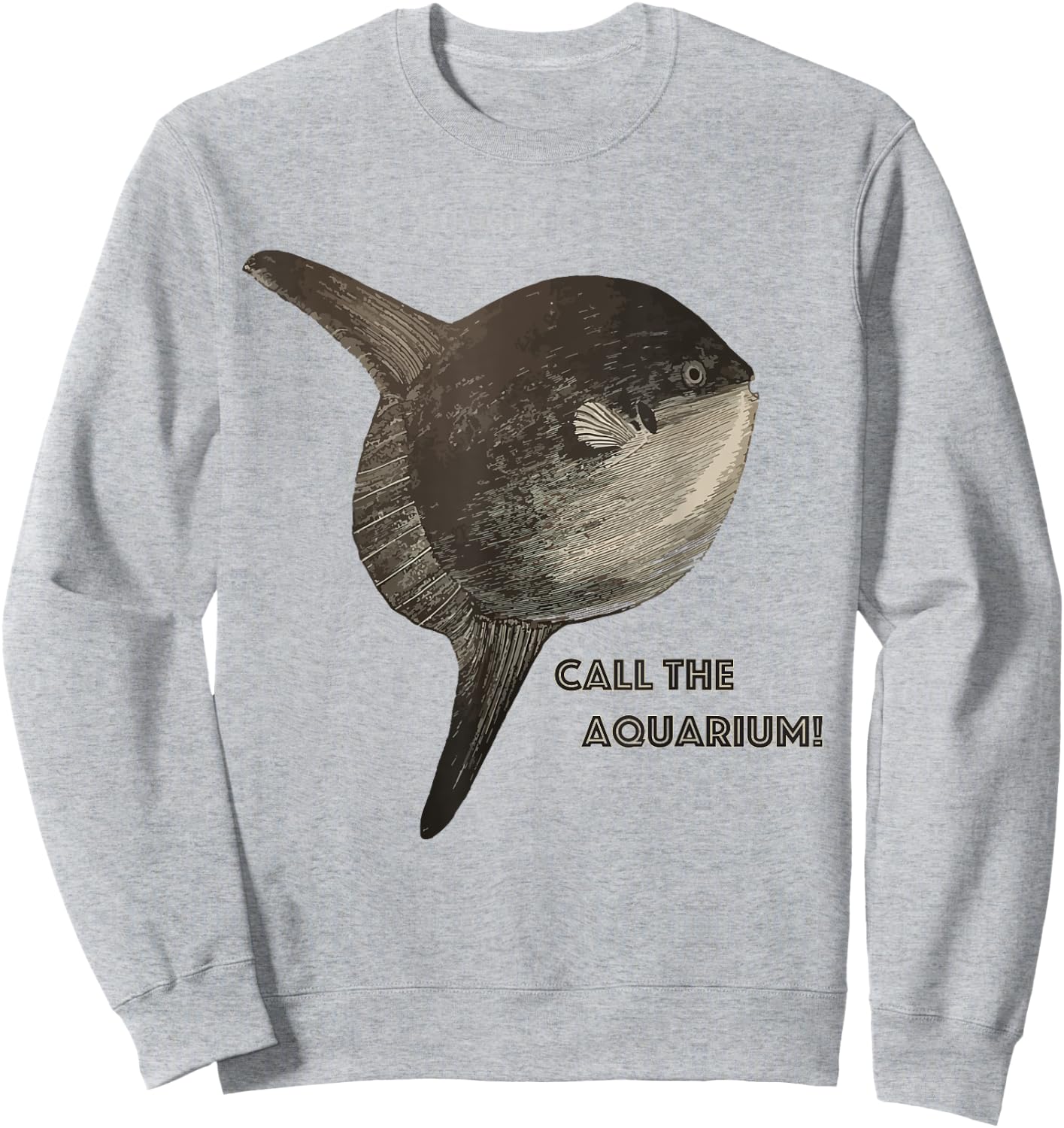 Call The Aquarium, It's A Baby Whale! Funny Boston Sweatshirt - Sweatshirt | Ash