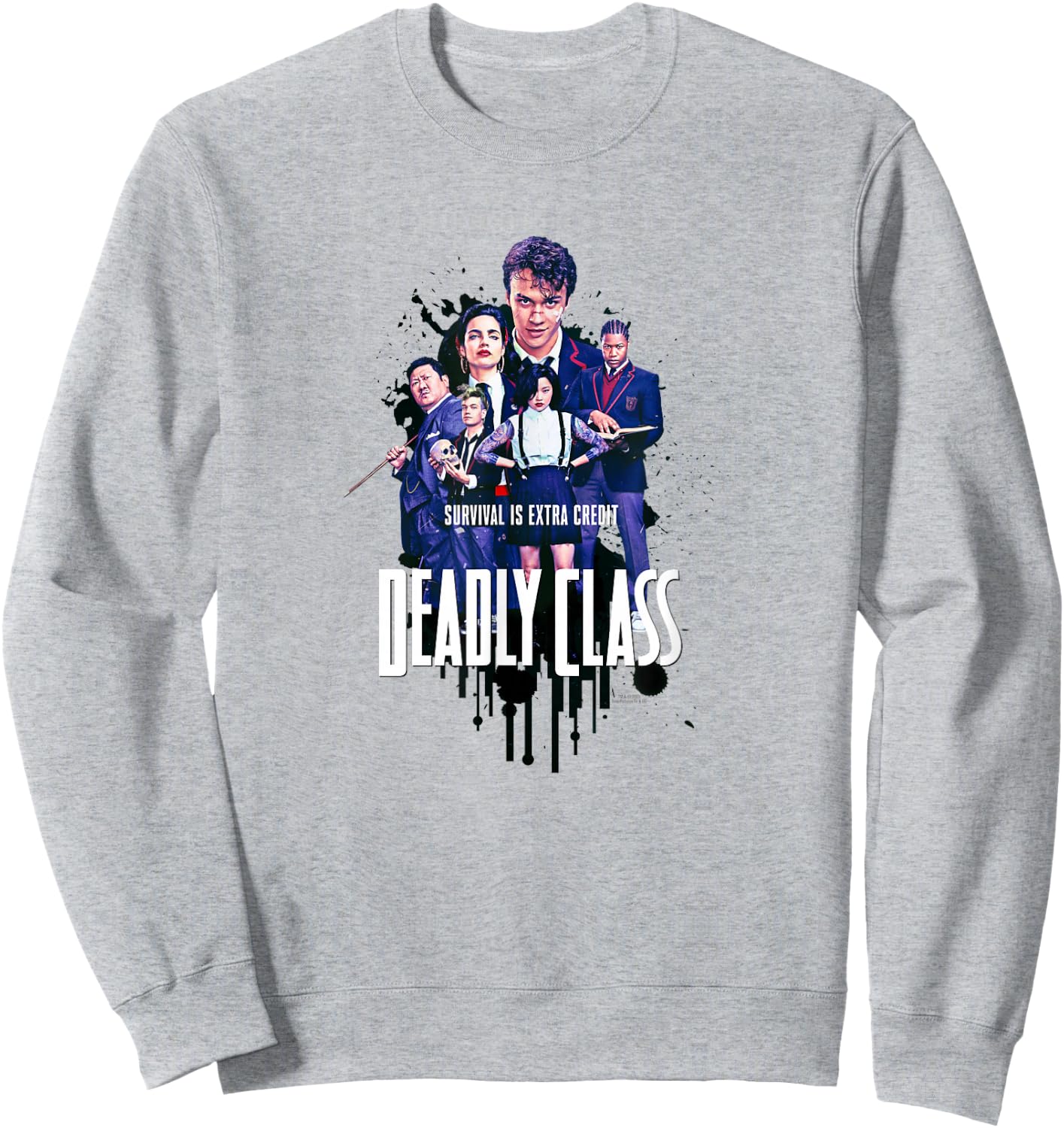 Deadly Class Survival is Extra Credit Sweatshirt - Sweatshirt | Ash