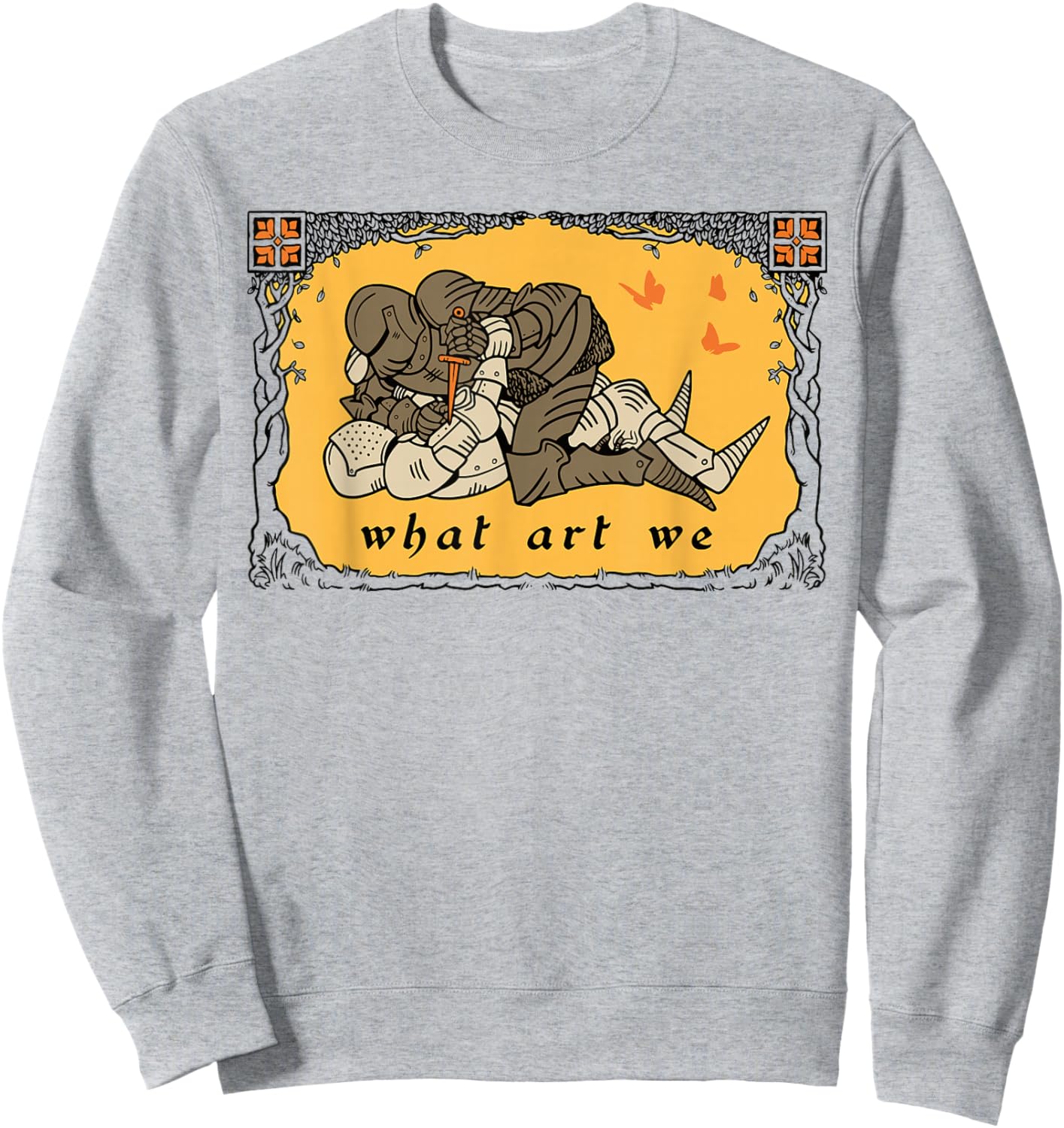 What Art We Knights LGBT Gay Lesbian Bisexual Trans Pride Sweatshirt - Sweatshirt | Ash