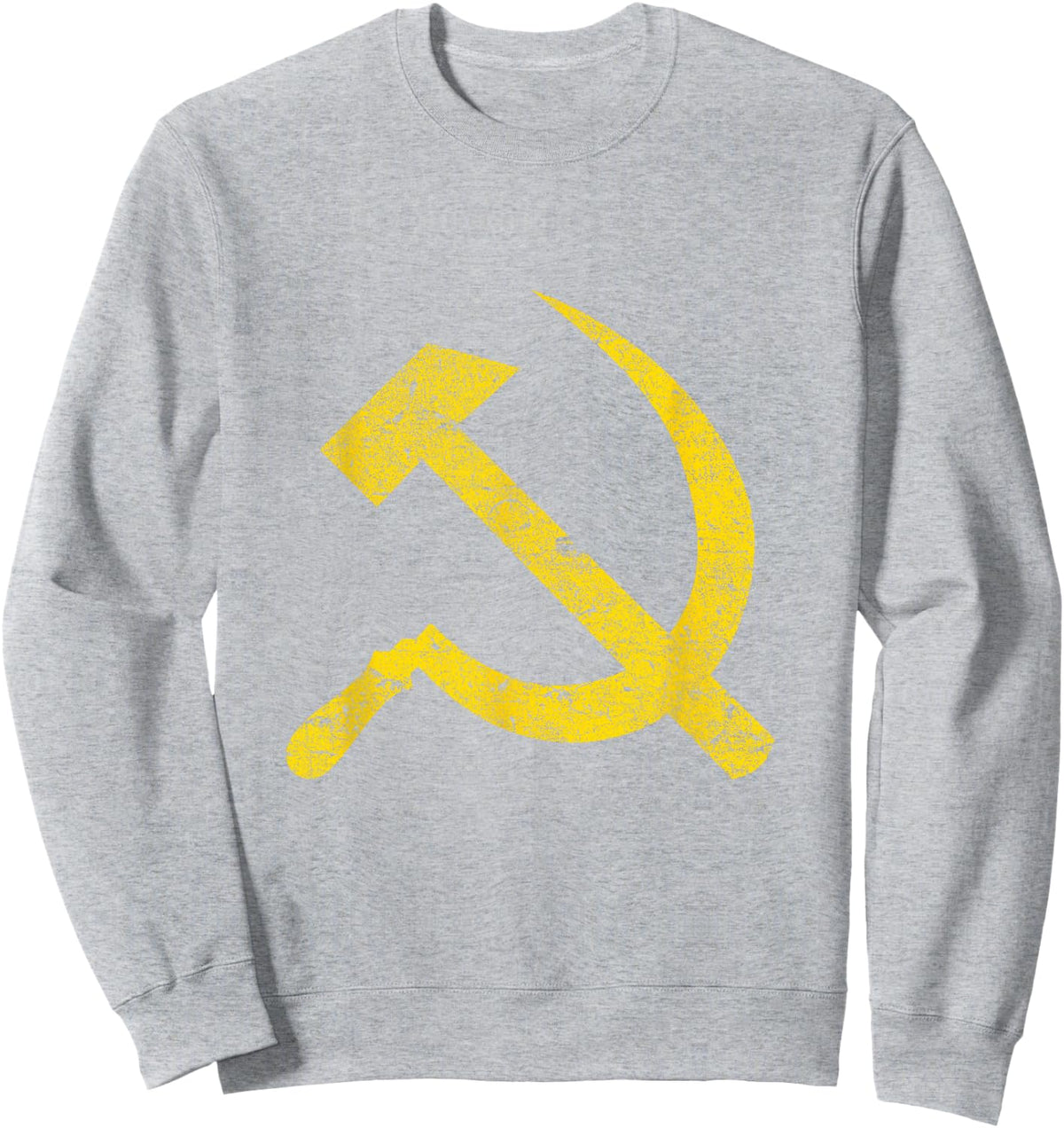 Socialist Hammer and Sickle Vintage Sweatshirt - Sweatshirt | Ash