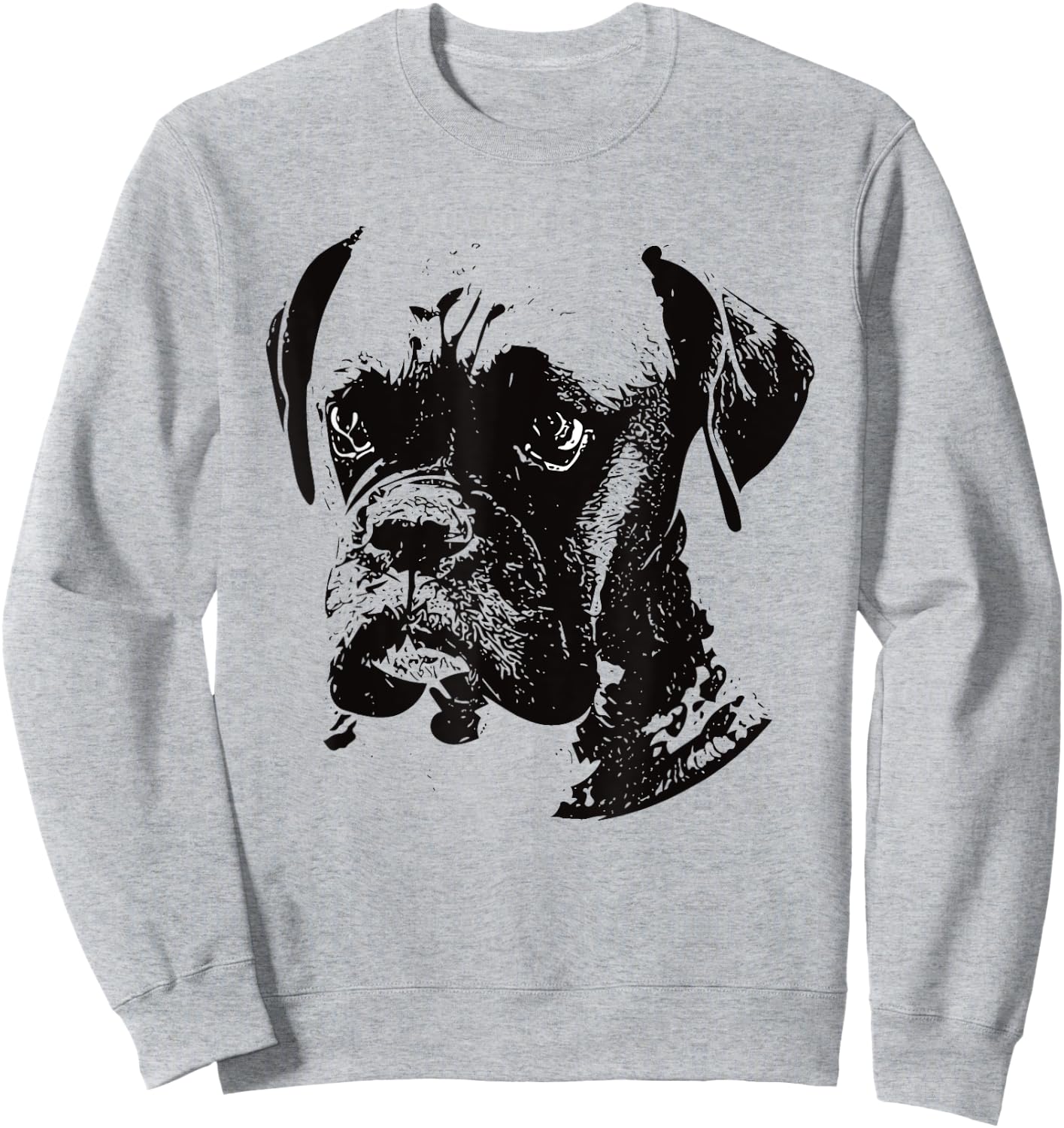 Boxer Dog Men Women Girls Kids Sweatshirt - Sweatshirt | Ash